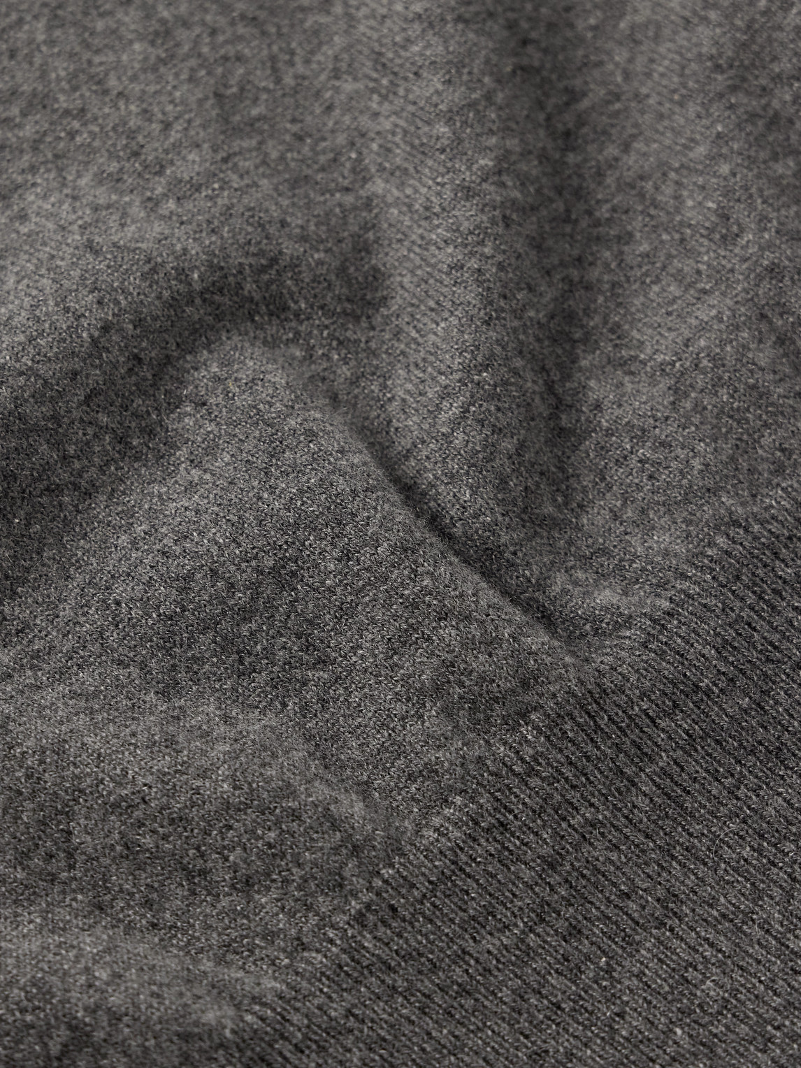 Loro Piana Slim-fit Baby Cashmere Sweater In Gray
