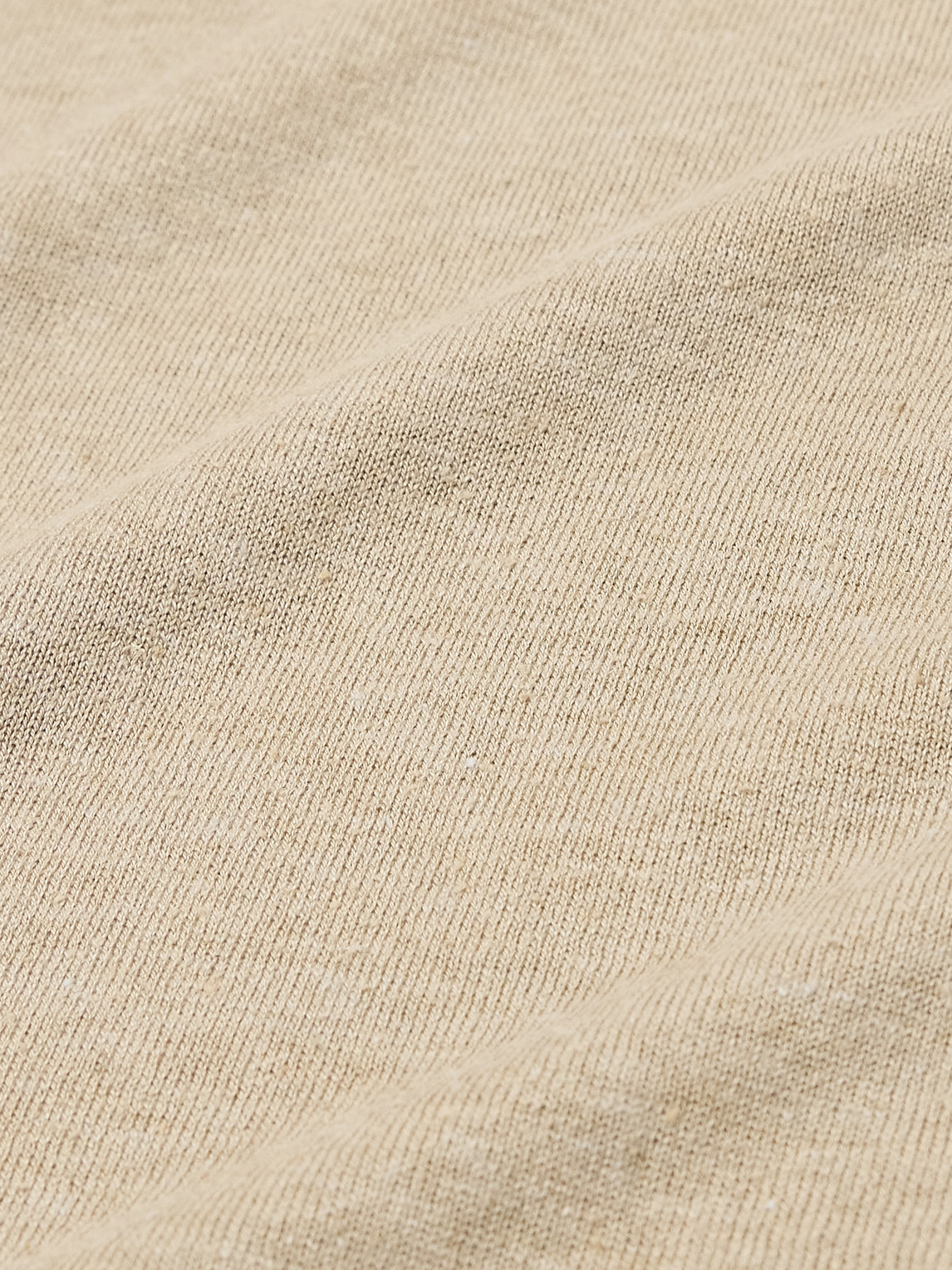 Shop Loro Piana Silk And Linen-blend T-shirt In Neutrals