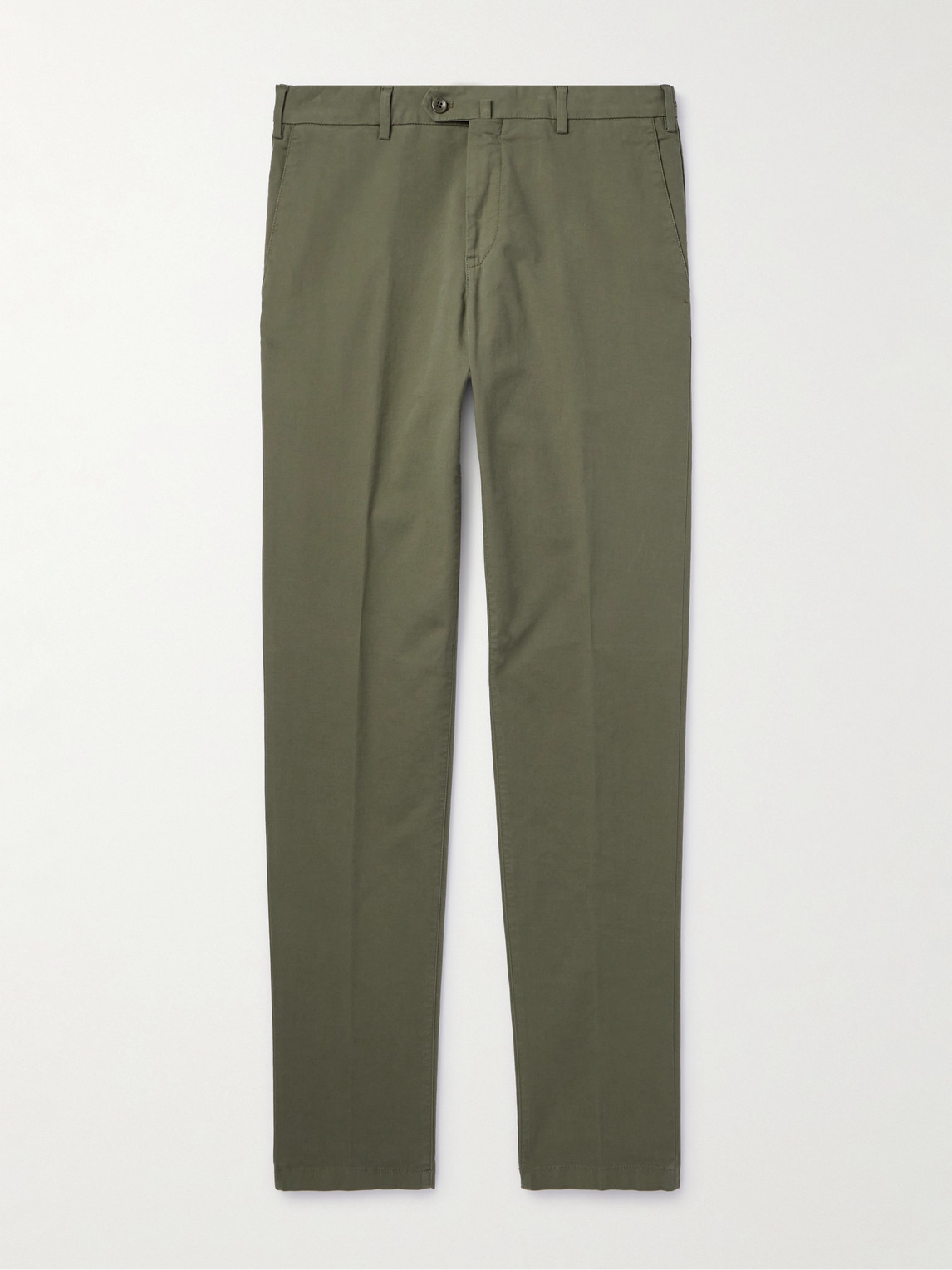 Loro Piana Slim-Fit Stretch-Cotton Trousers - Men