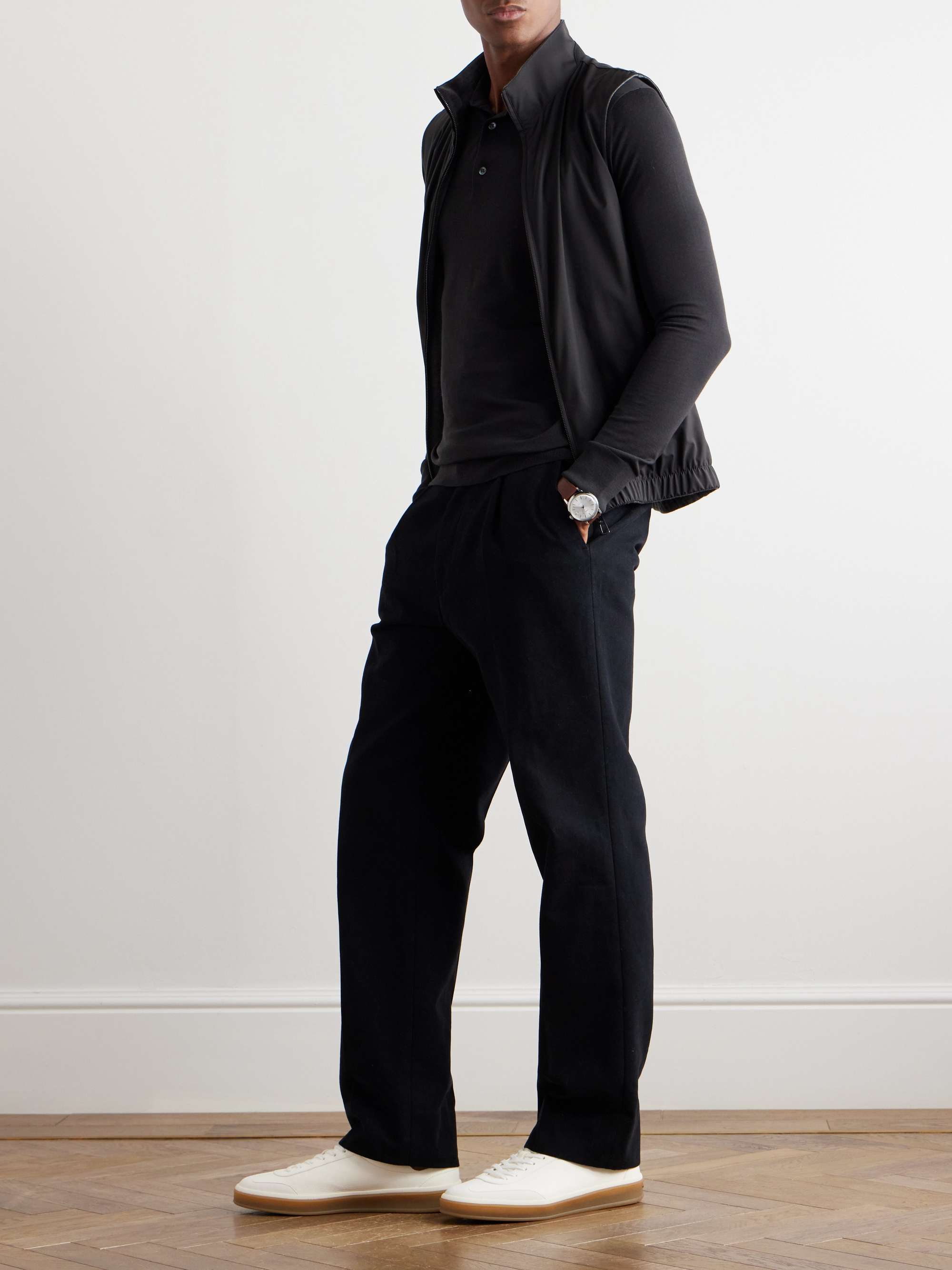 LORO PIANA Slim-Fit Wish Virgin Wool Polo Shirt