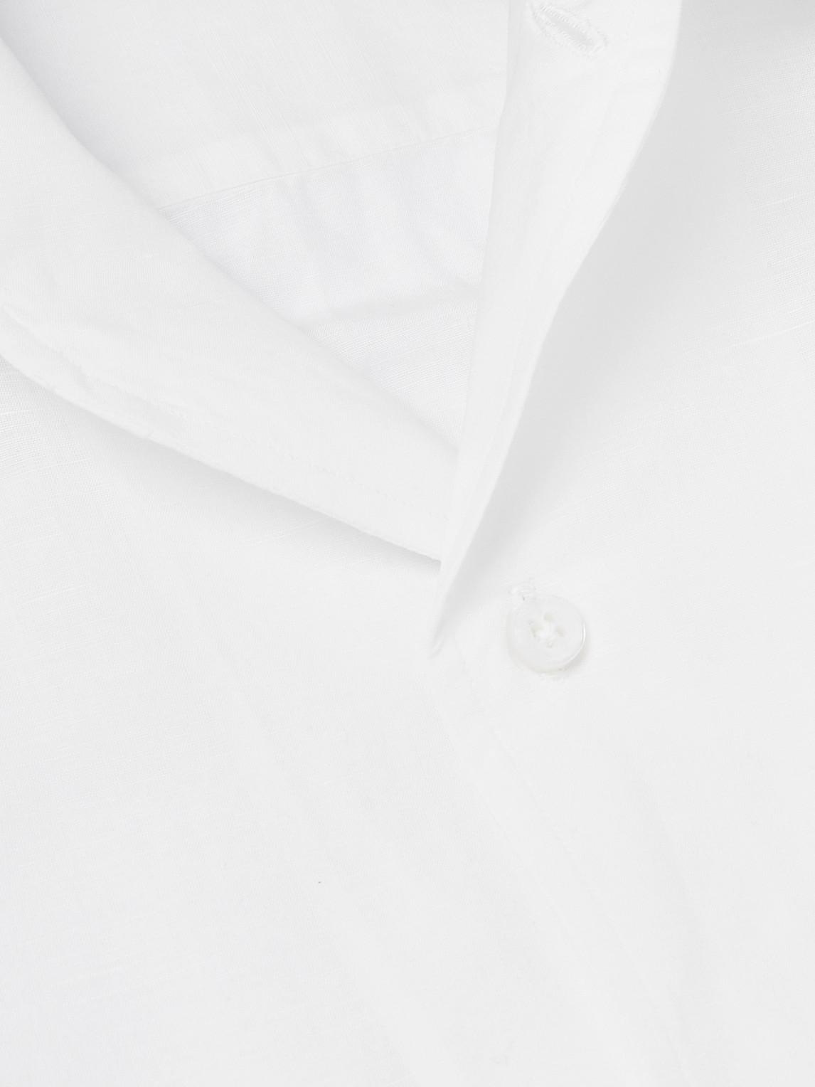 Loro Piana André Linen And Cotton-blend Shirt In White