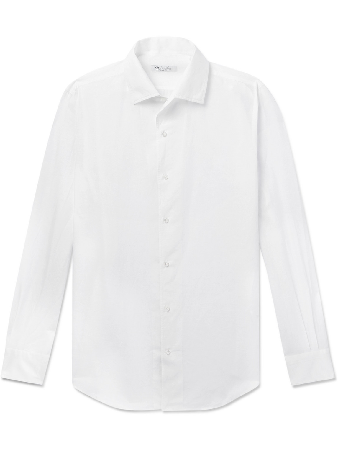 Loro Piana André Linen And Cotton-blend Shirt In White