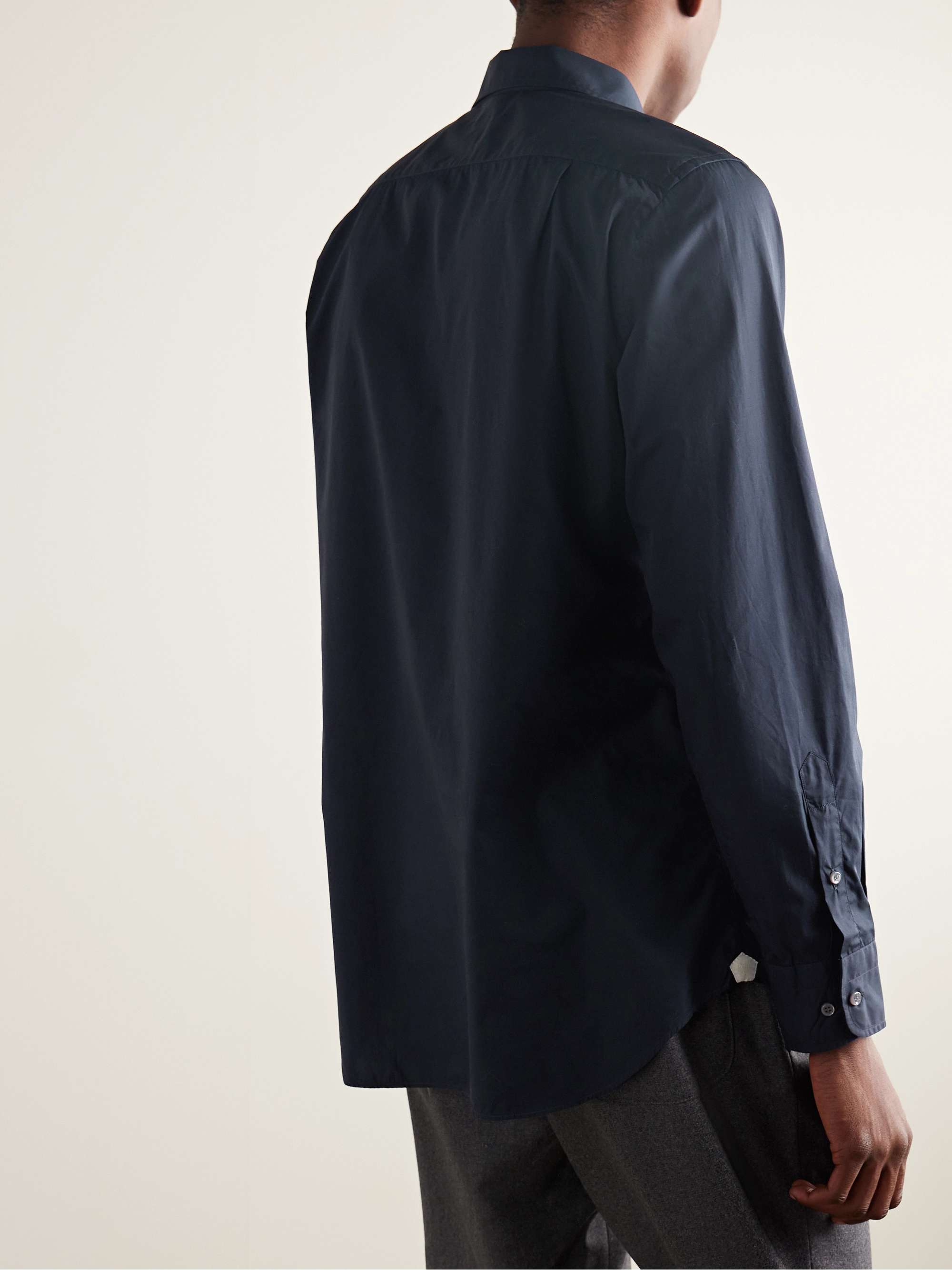 LORO PIANA Andre Cotton-Poplin Shirt