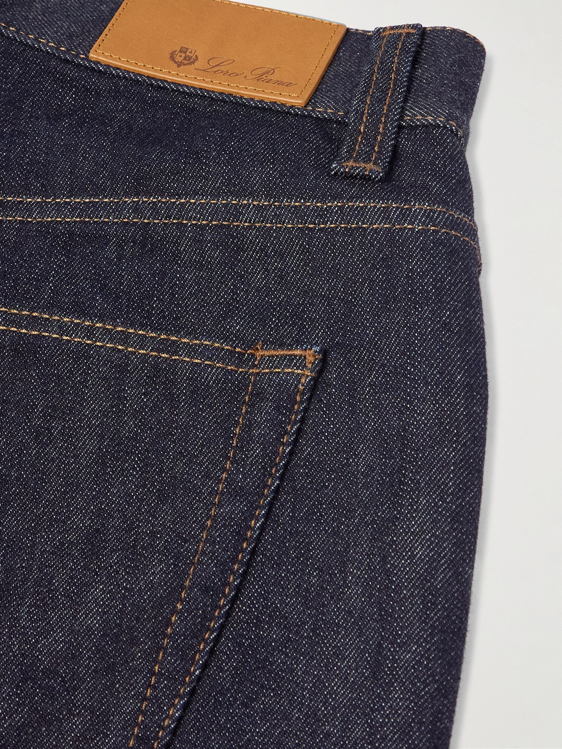 Shop Loro Piana Slim-fit Jeans In Blue