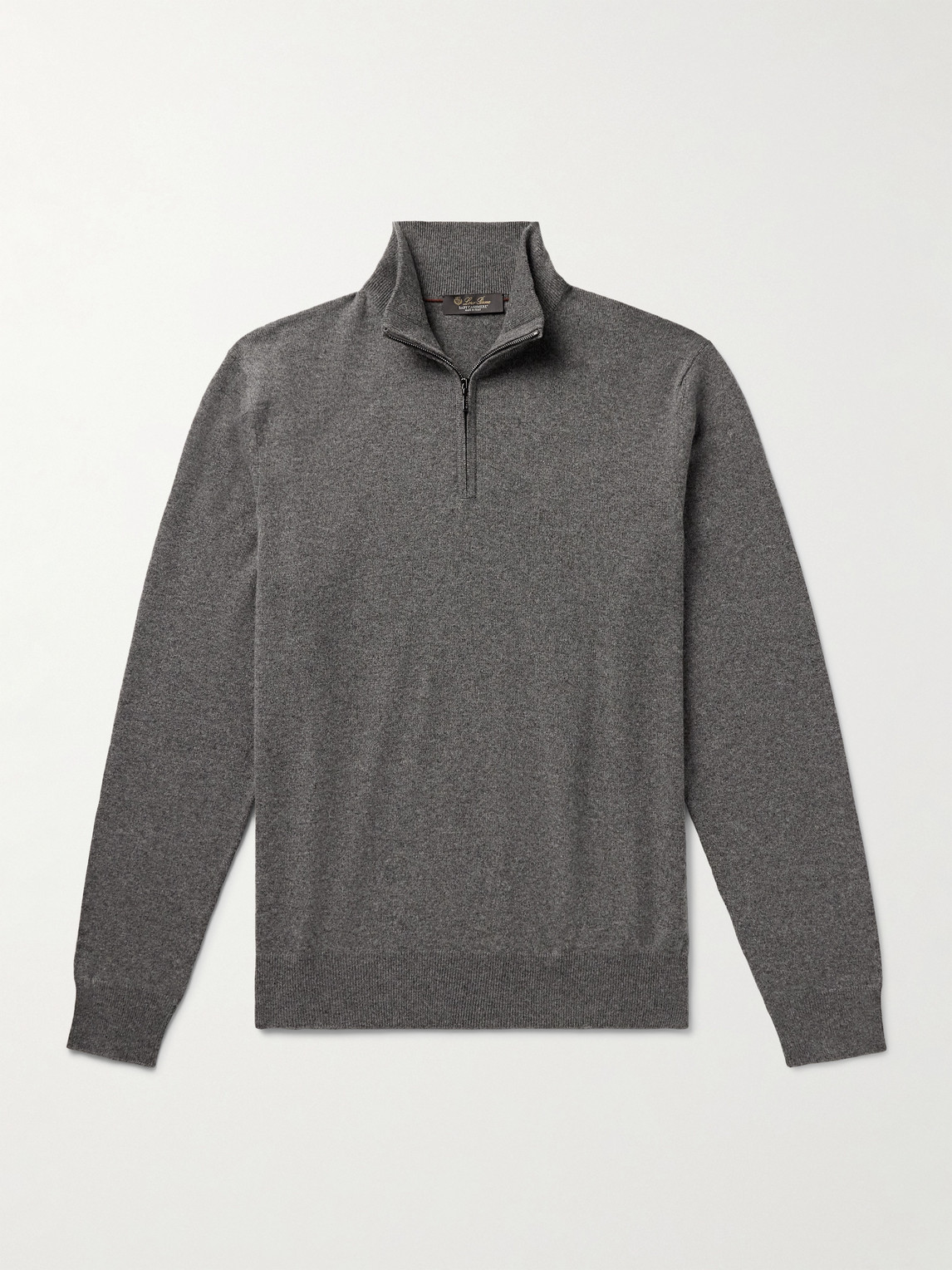 Loro Piana Slim-Fit Baby Cashmere Half-Zip Sweater - Men