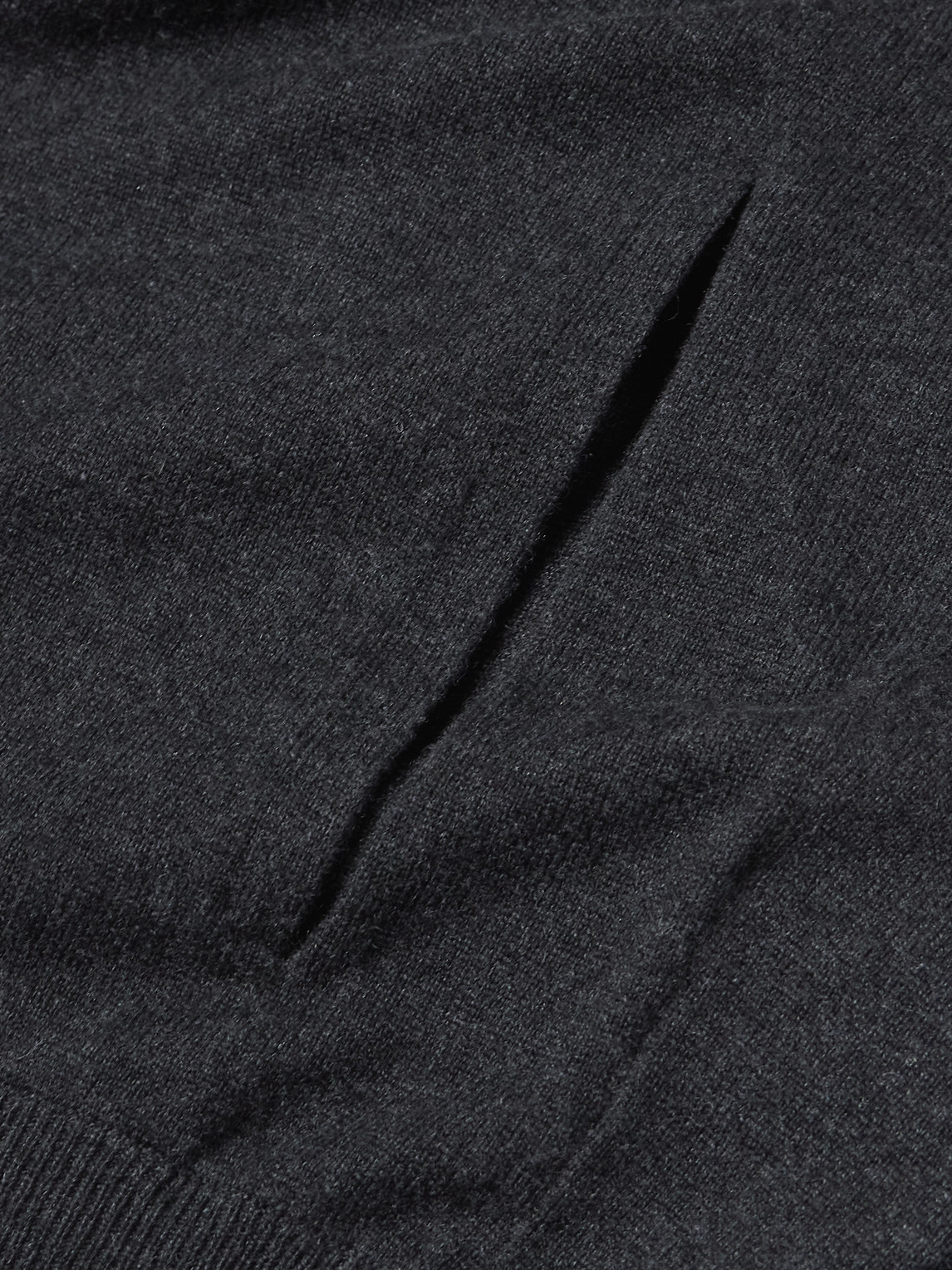Shop Loro Piana Cashmere Zip-up Sweater In Gray