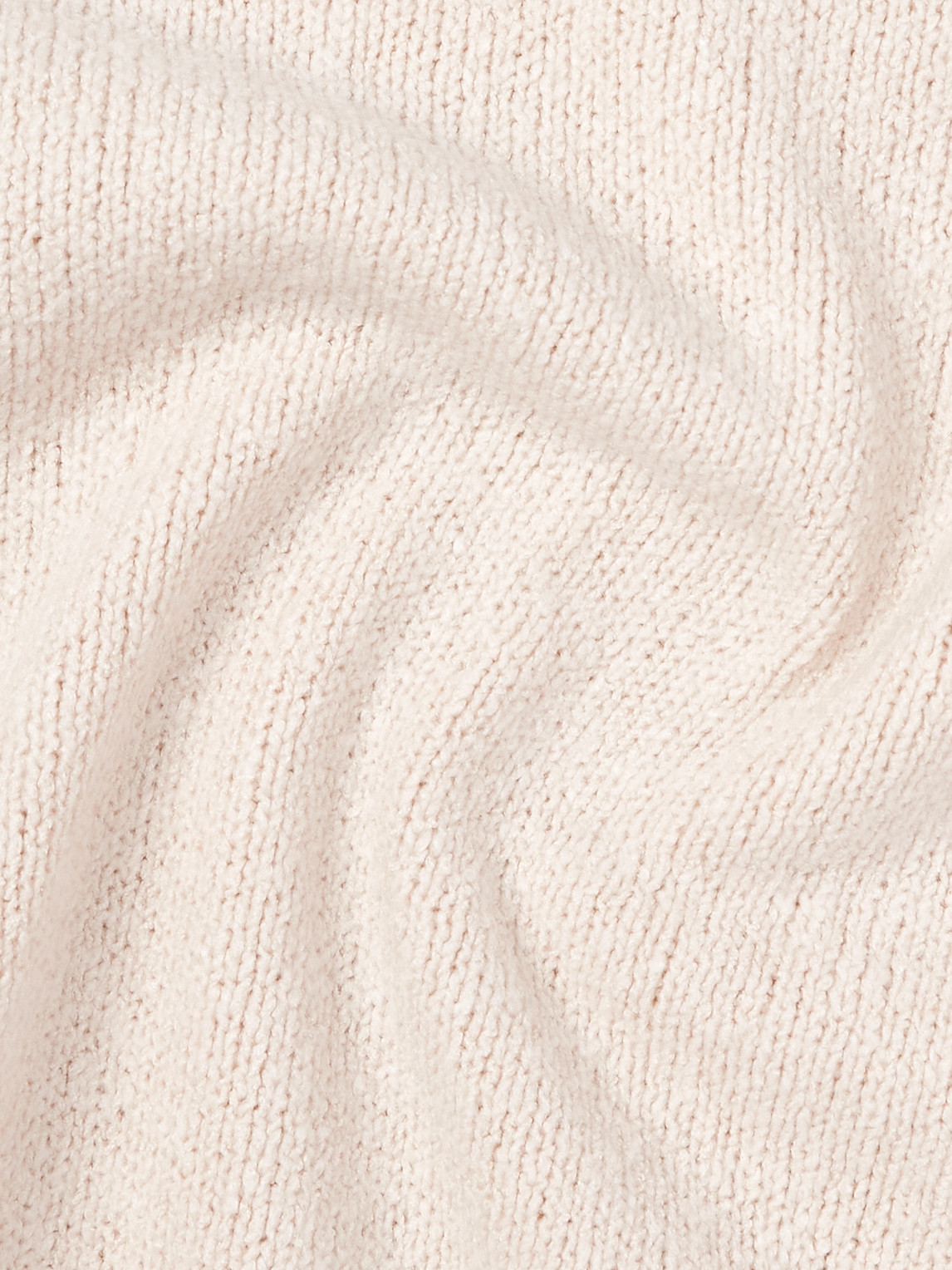 Loro Piana Ribbed Silk Sweater In Neutrals