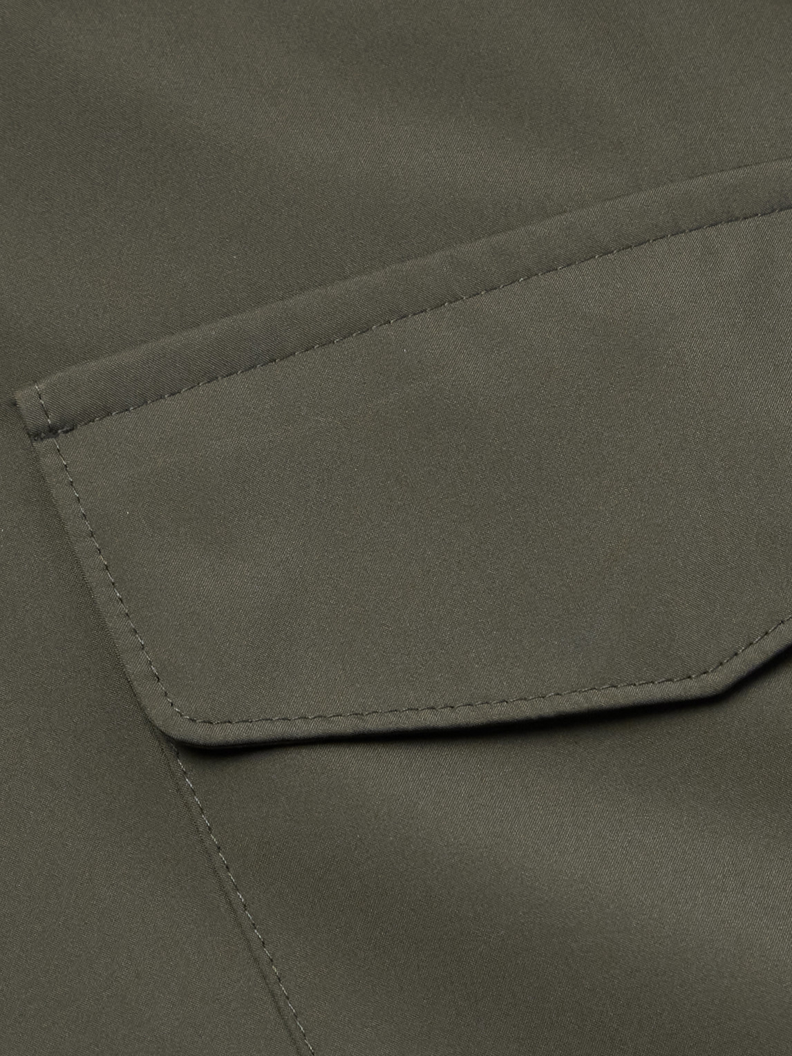 Loro Piana Traveller Windmate Shell Hooded Jacket In Green
