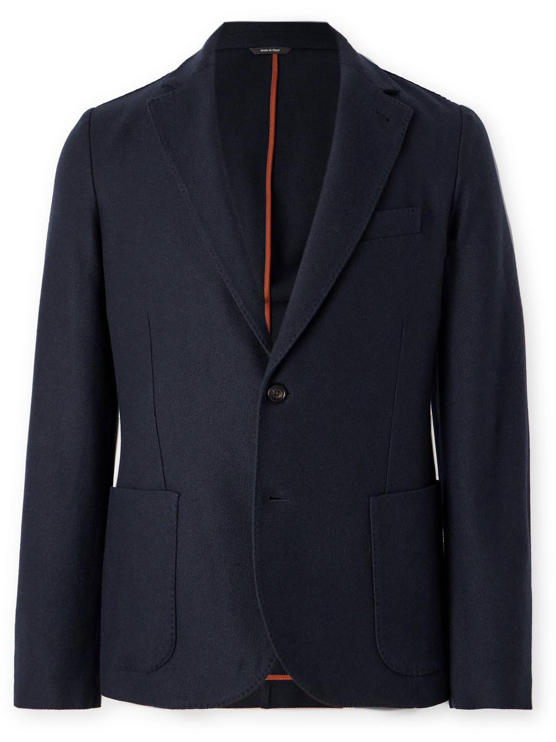 Loro Piana Silk And Cashmere-blend Blazer In Blue