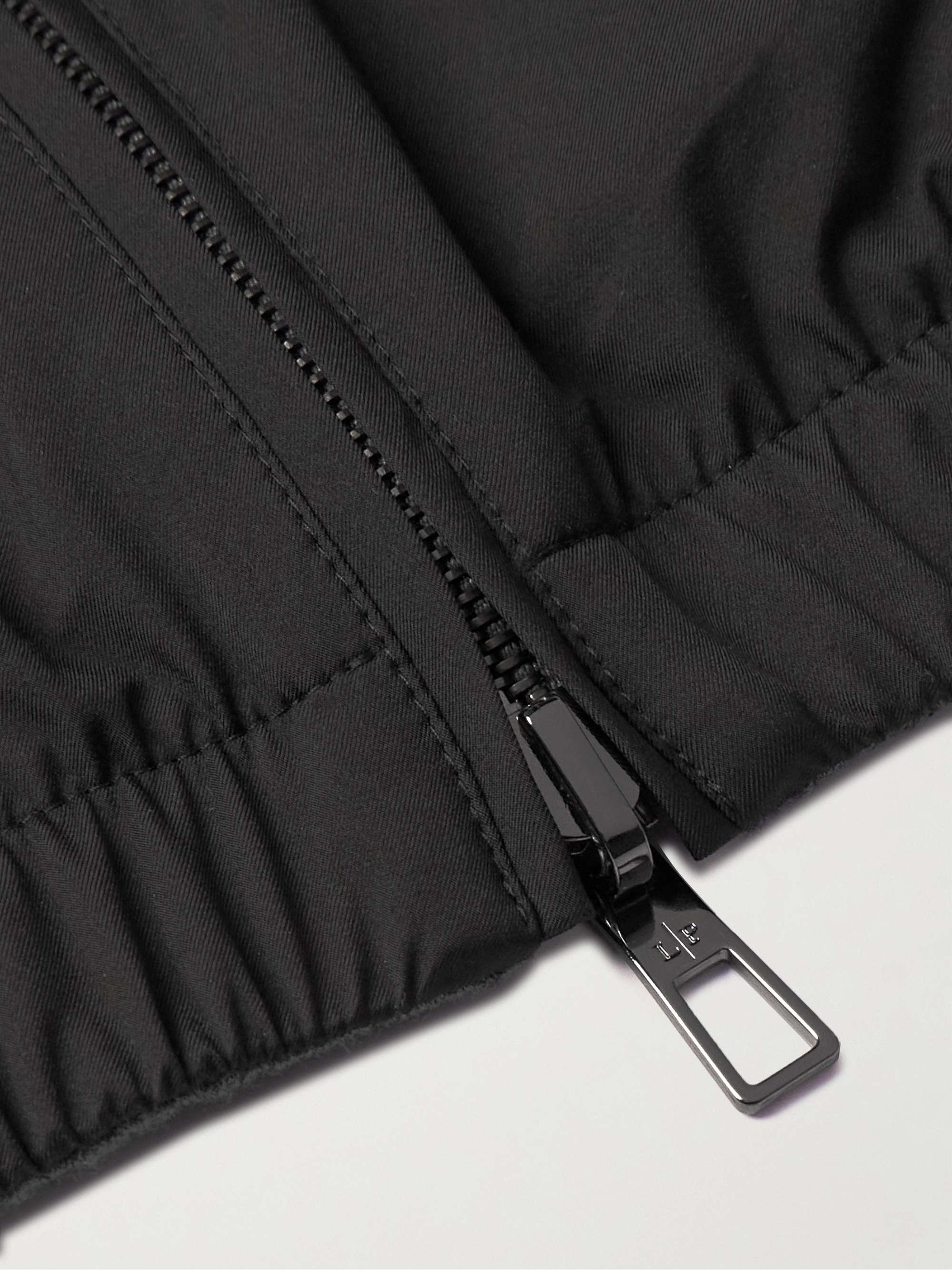 LORO PIANA Reversible Windmate Storm System® Shell and Cashmere Bomber Jacket