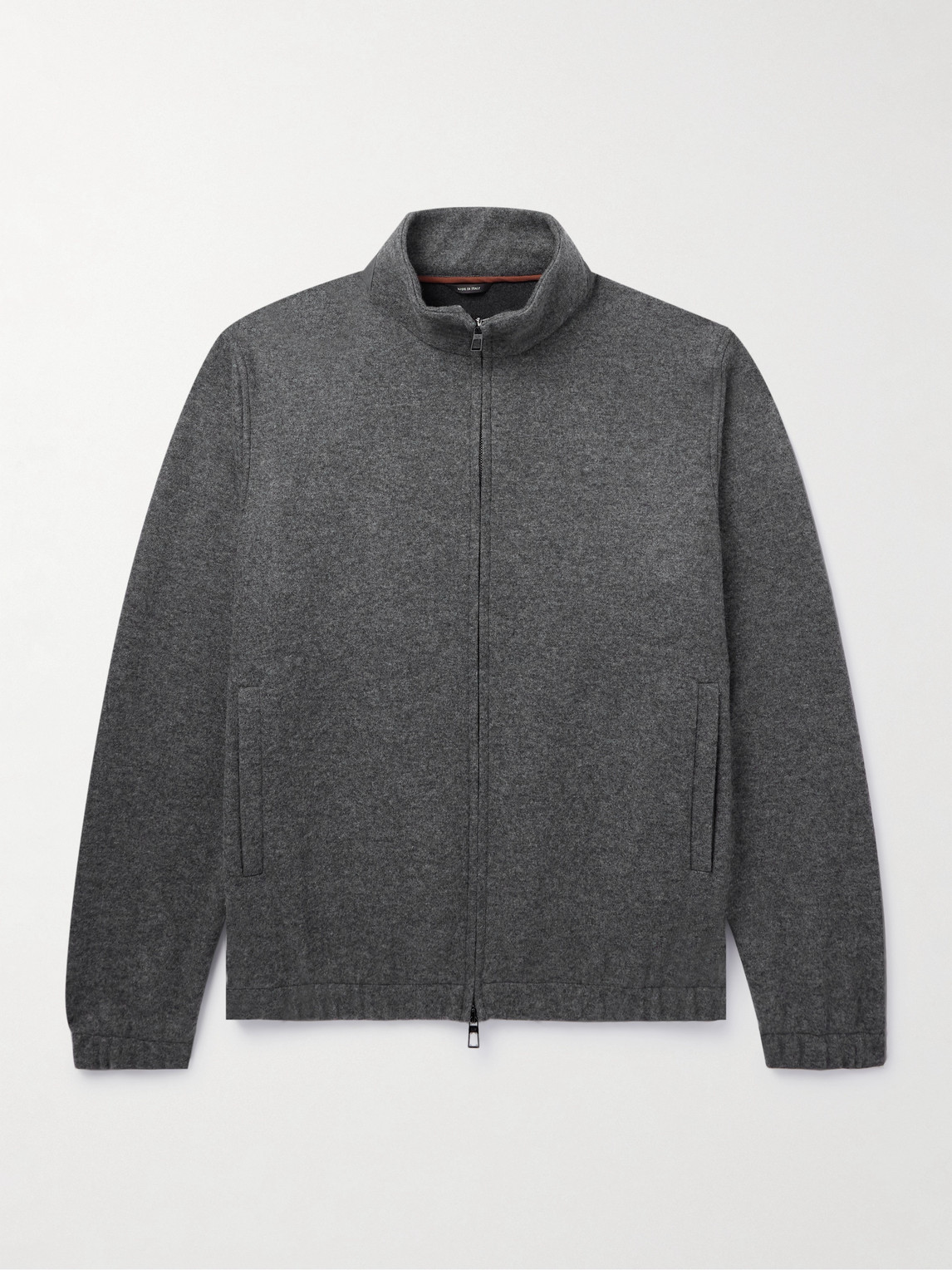 Loro Piana Cashmere-Blend Zip-Up Sweateren
