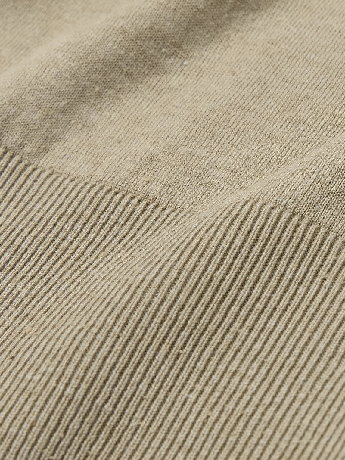 Loro Piana Silk And Linen-blend Polo-shirt In Neutrals