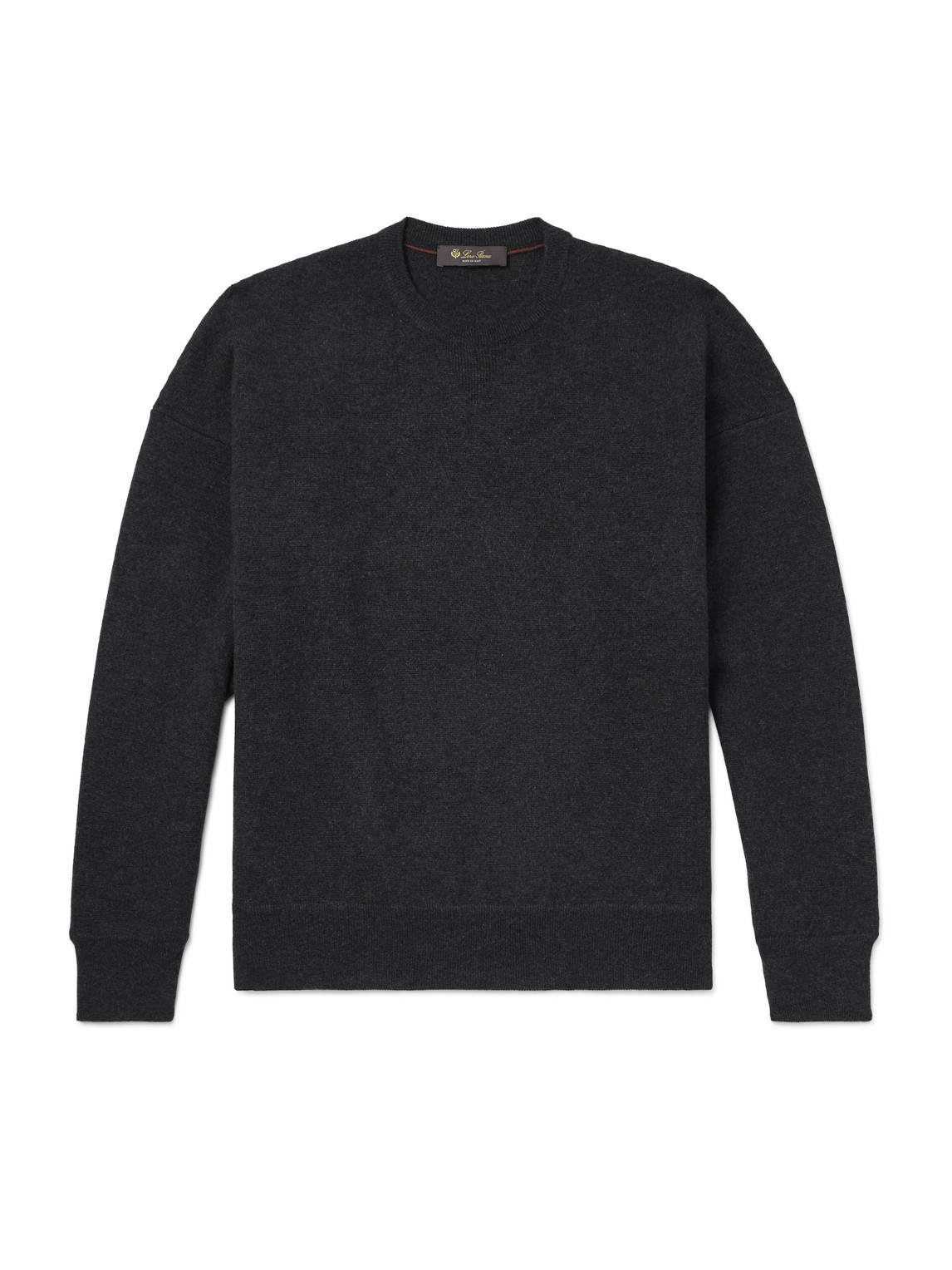 Loro Piana Ivrea Cashmere Sweater In Gray