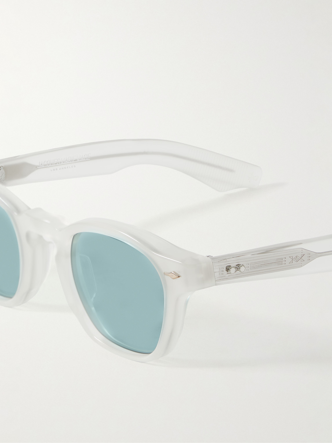Shop Jacques Marie Mage Yellowstone Forever Zephirin Square-frame Acetate Sunglasses In Neutrals