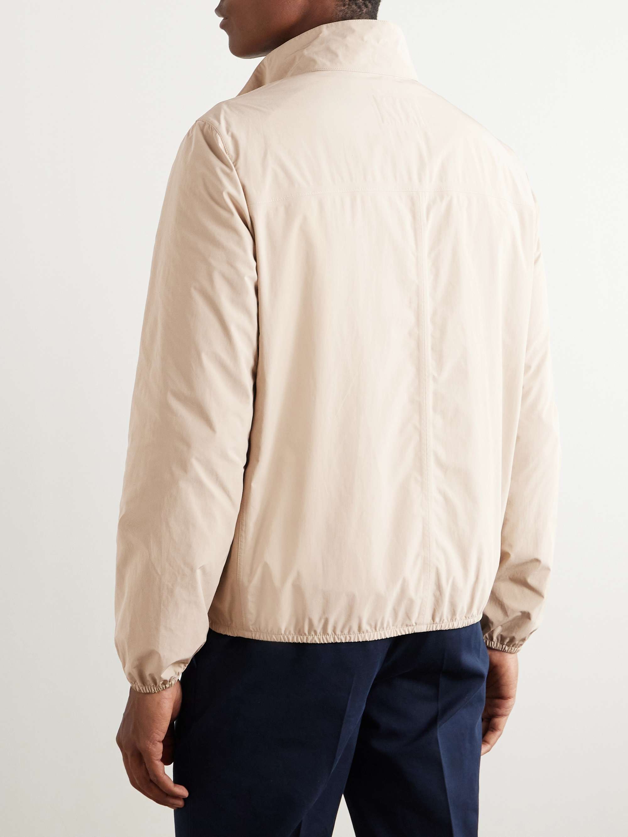 BRUNELLO CUCINELLI Contrast-Detailed Shell Jacket