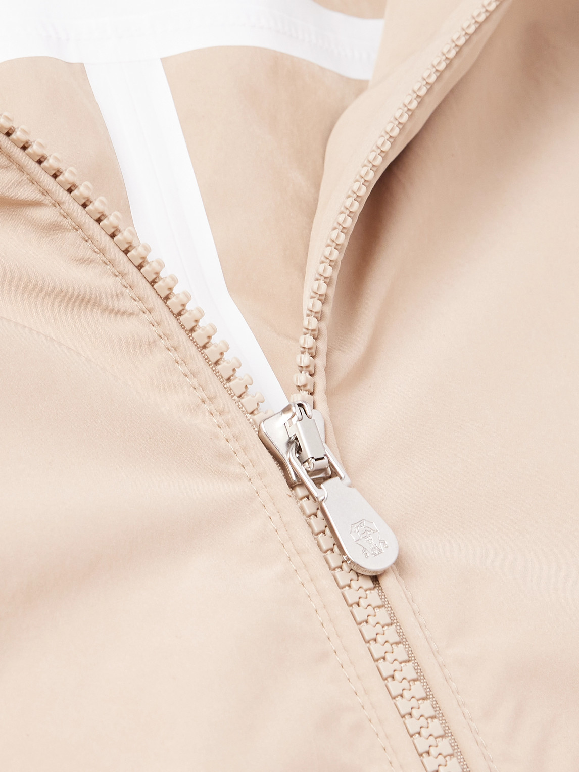 Shop Brunello Cucinelli Shell Bomber Jacket In Neutrals