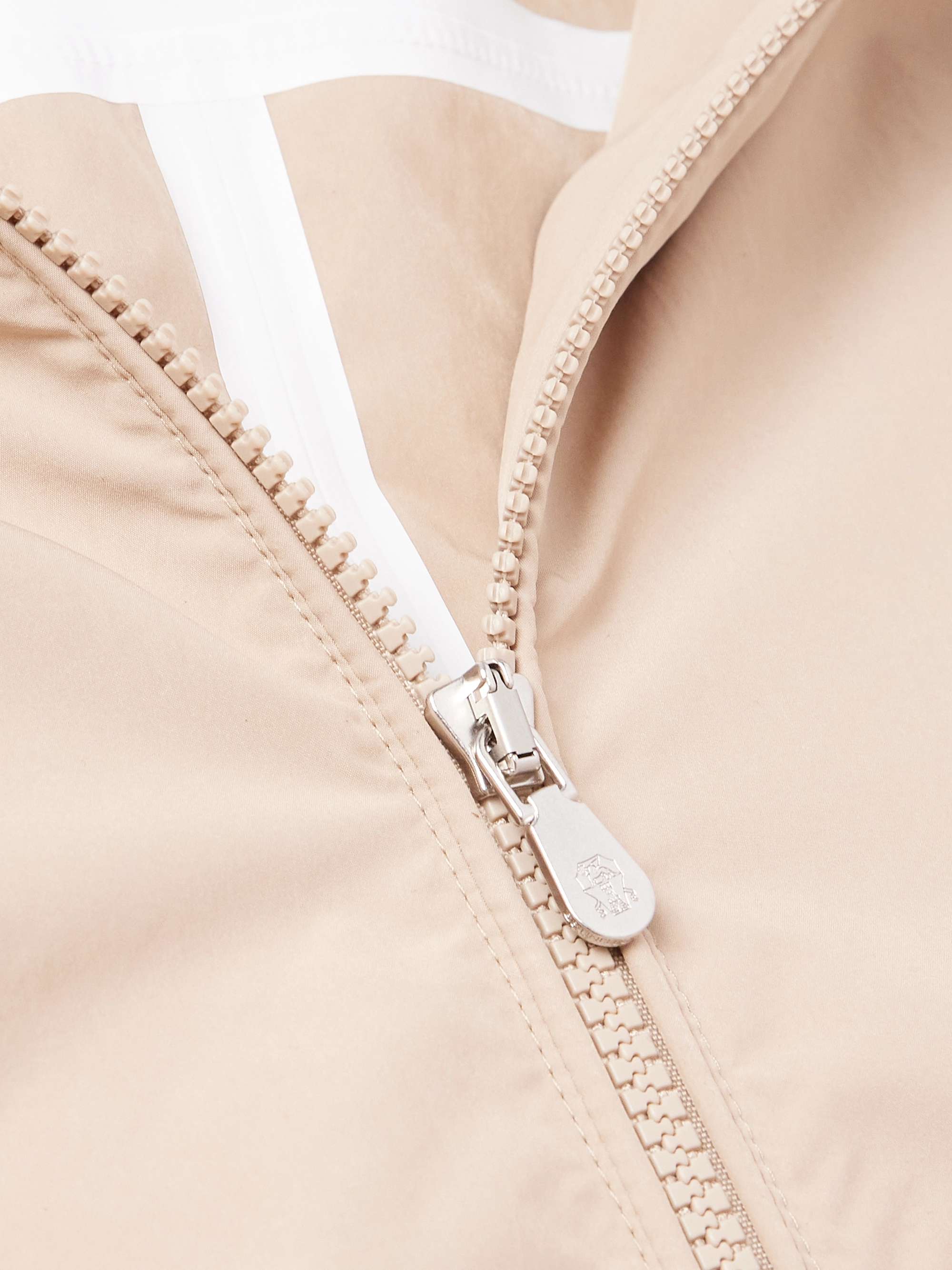 BRUNELLO CUCINELLI Contrast-Detailed Shell Jacket