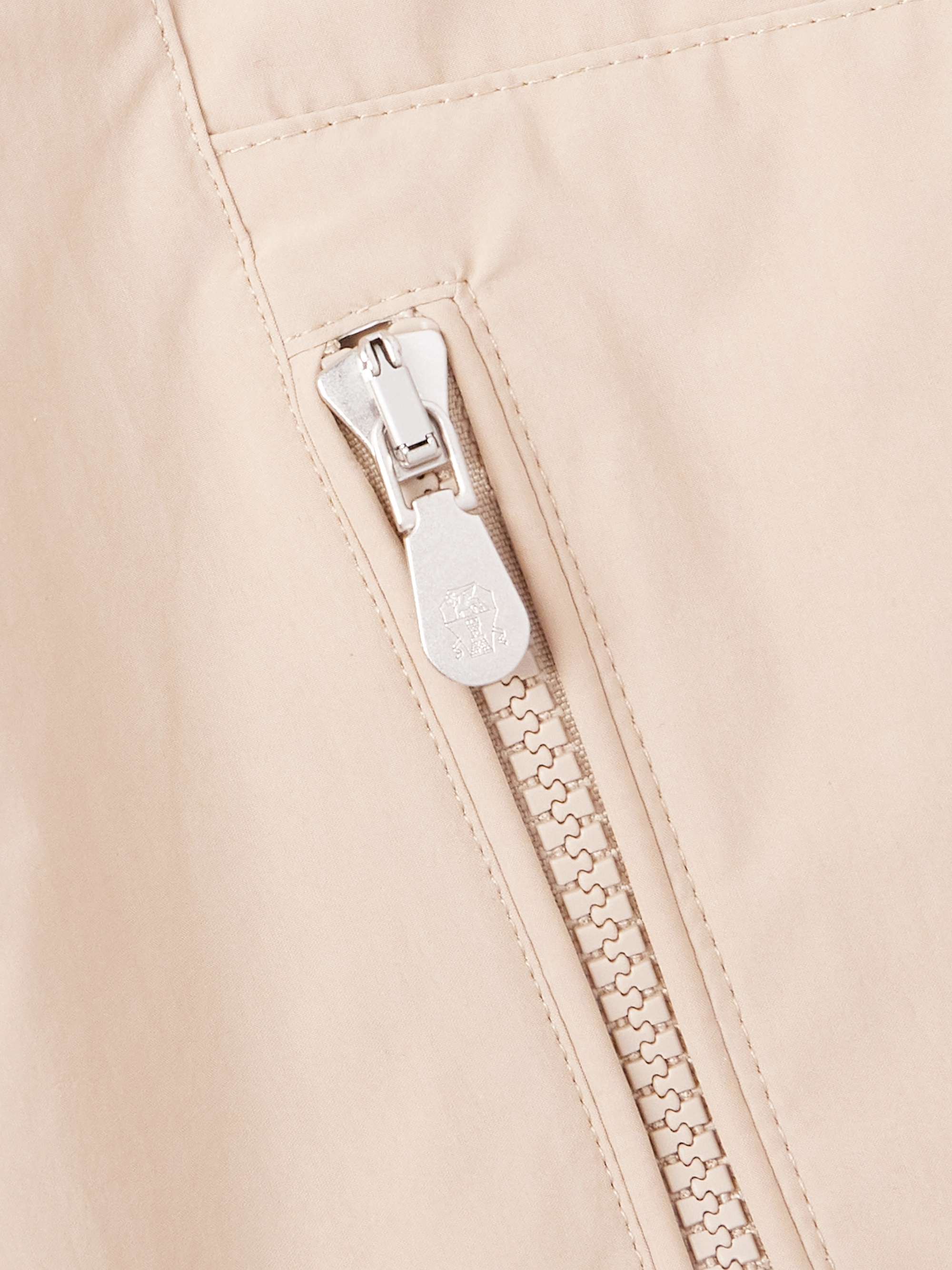 BRUNELLO CUCINELLI Contrast-Detailed Shell Jacket