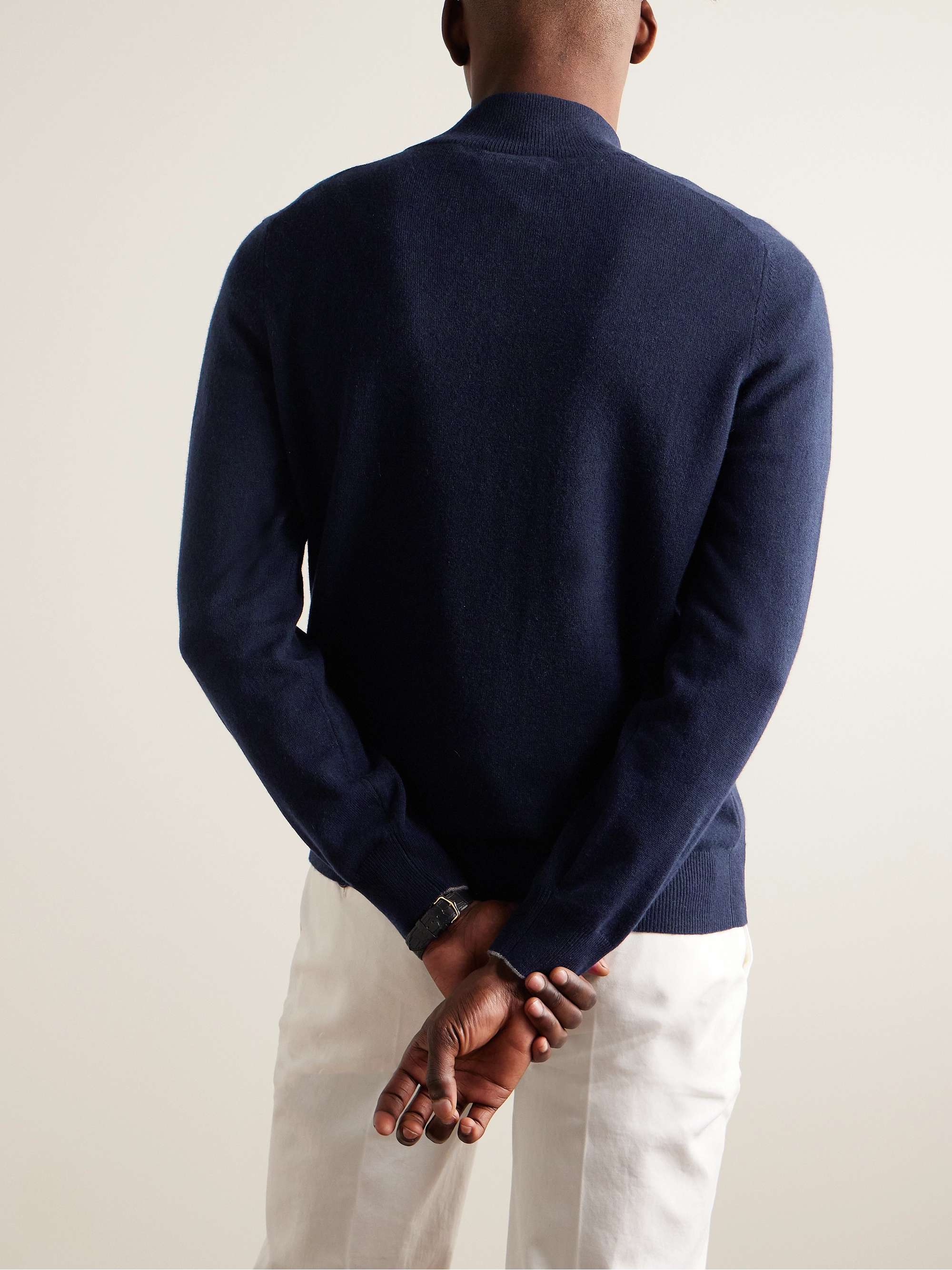 BRUNELLO CUCINELLI Cashmere Zip-Up Sweater