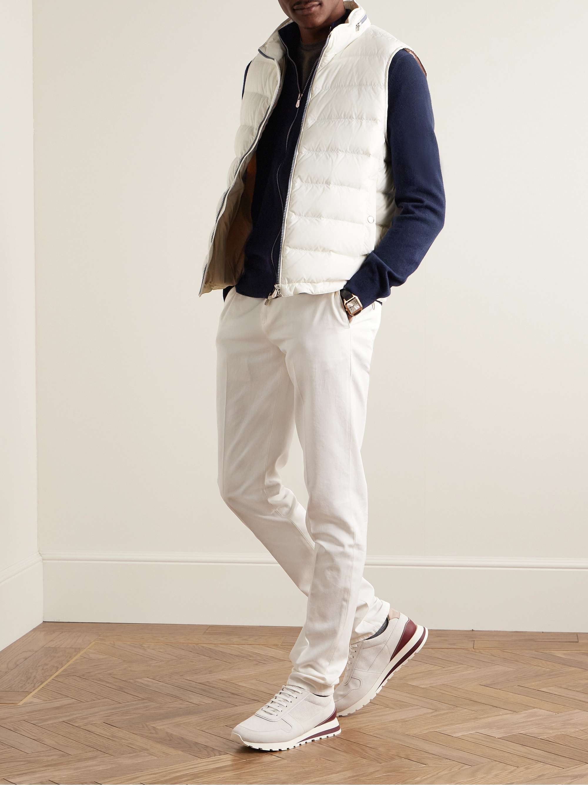 BRUNELLO CUCINELLI Cashmere Zip-Up Sweater