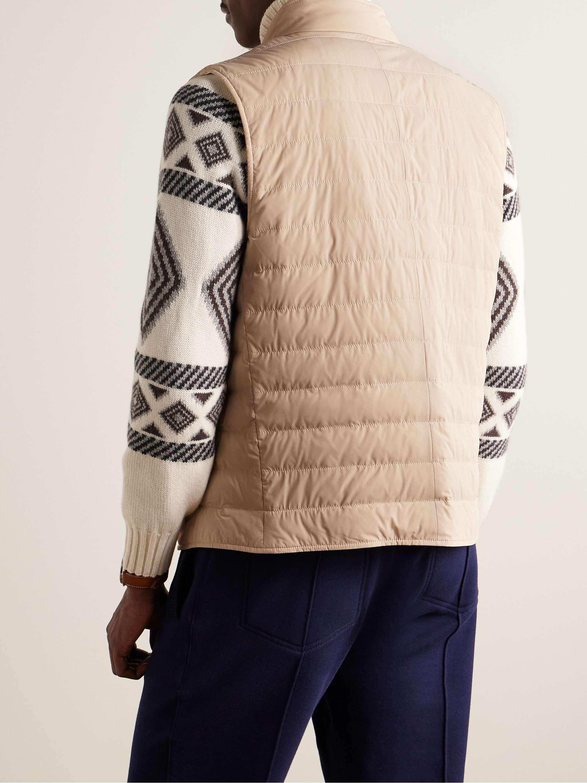 BRUNELLO CUCINELLI Quilted Nylon Down Gilet