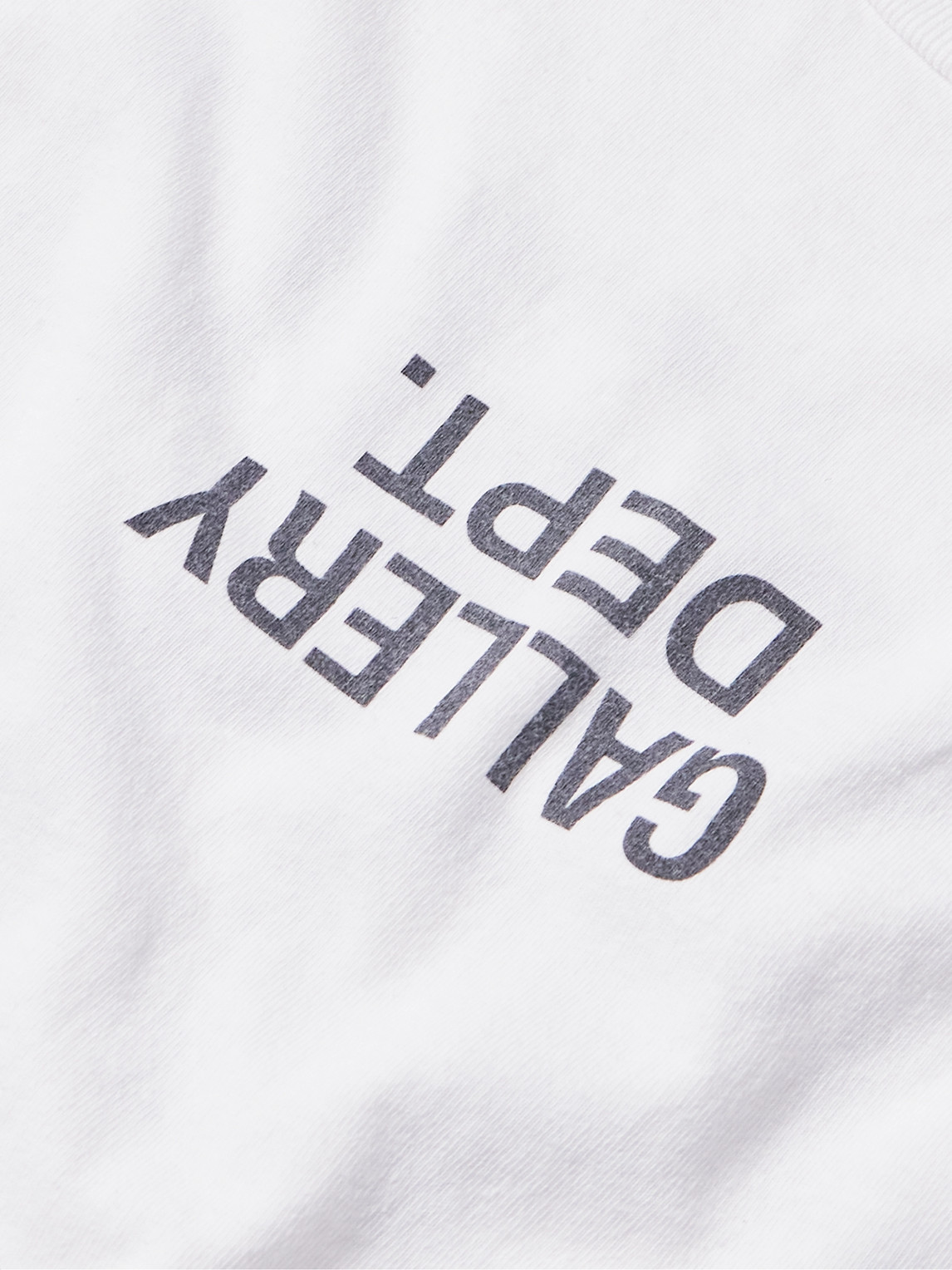 Shop Gallery Dept. Logo-print Cotton-jersey T-shirt In White