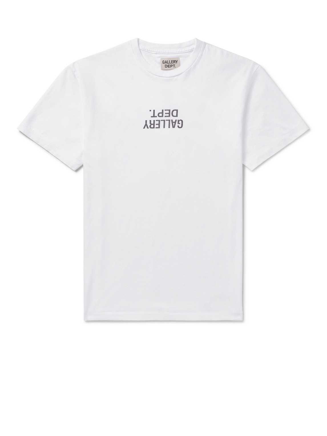 Shop Gallery Dept. Logo-print Cotton-jersey T-shirt In White