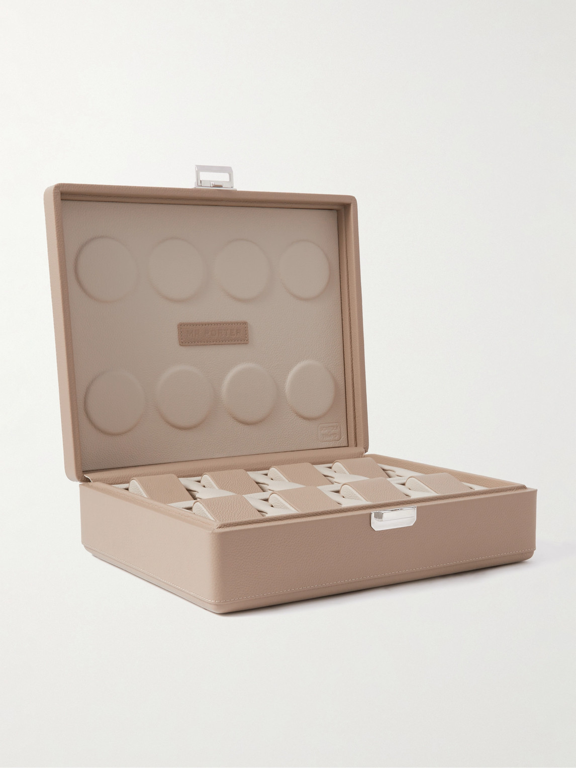 Scatola del Tempo Valigetta 8 Full-Grain Leather Watch Box - Men