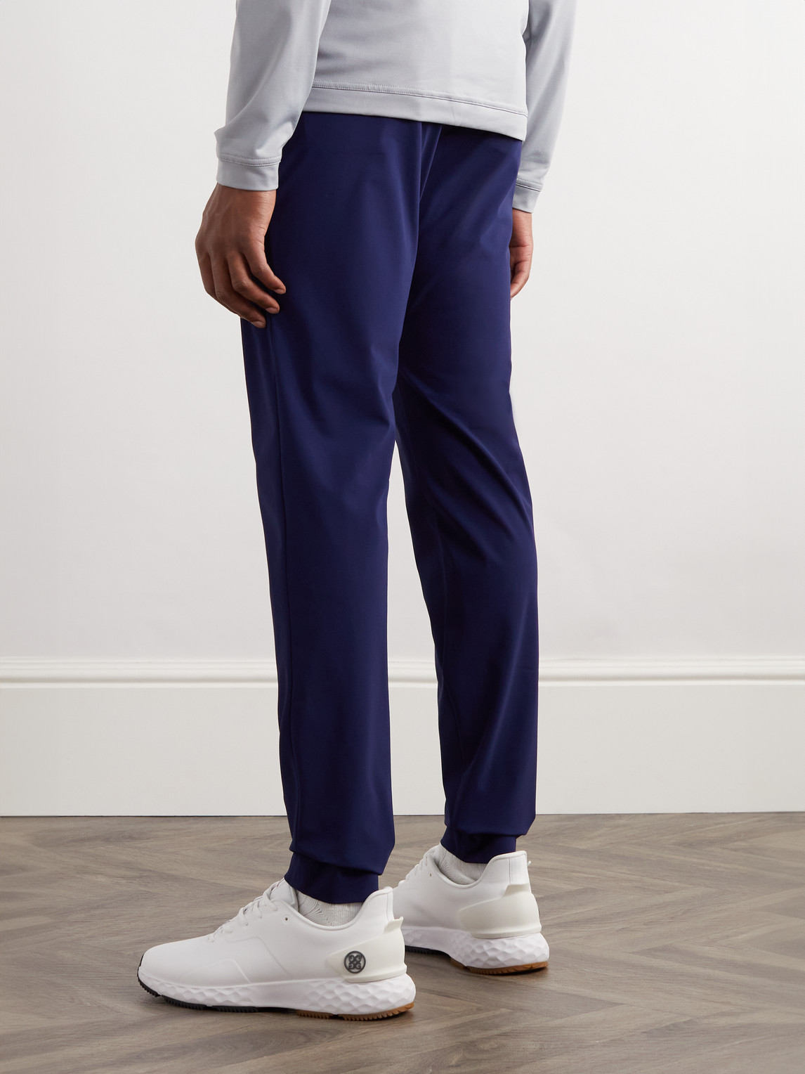 Shop Peter Millar Blade Stretch-econyl® Trousers In Blue
