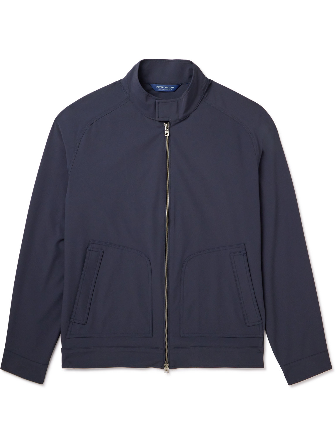 Peter Millar Aston Shell Bomber Jacket In Blue