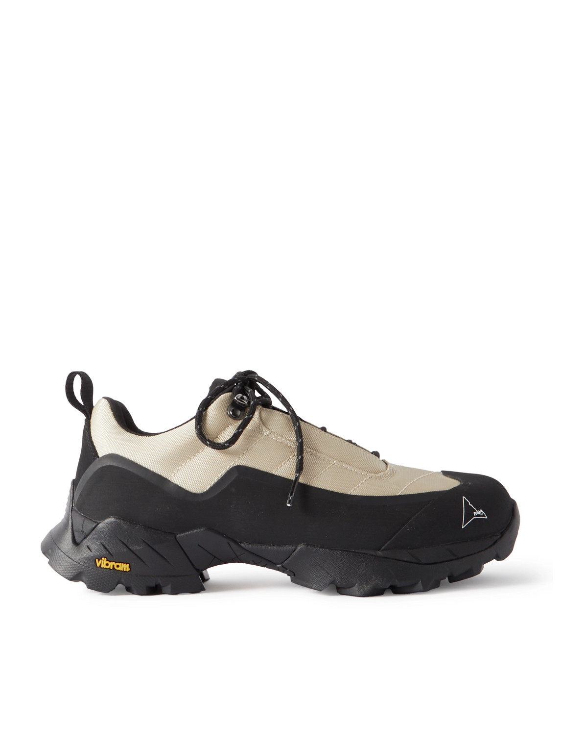 Roa Katharina Rubber And Suede-trimmed Nylon-mesh Hiking Sneakers In Neutrals