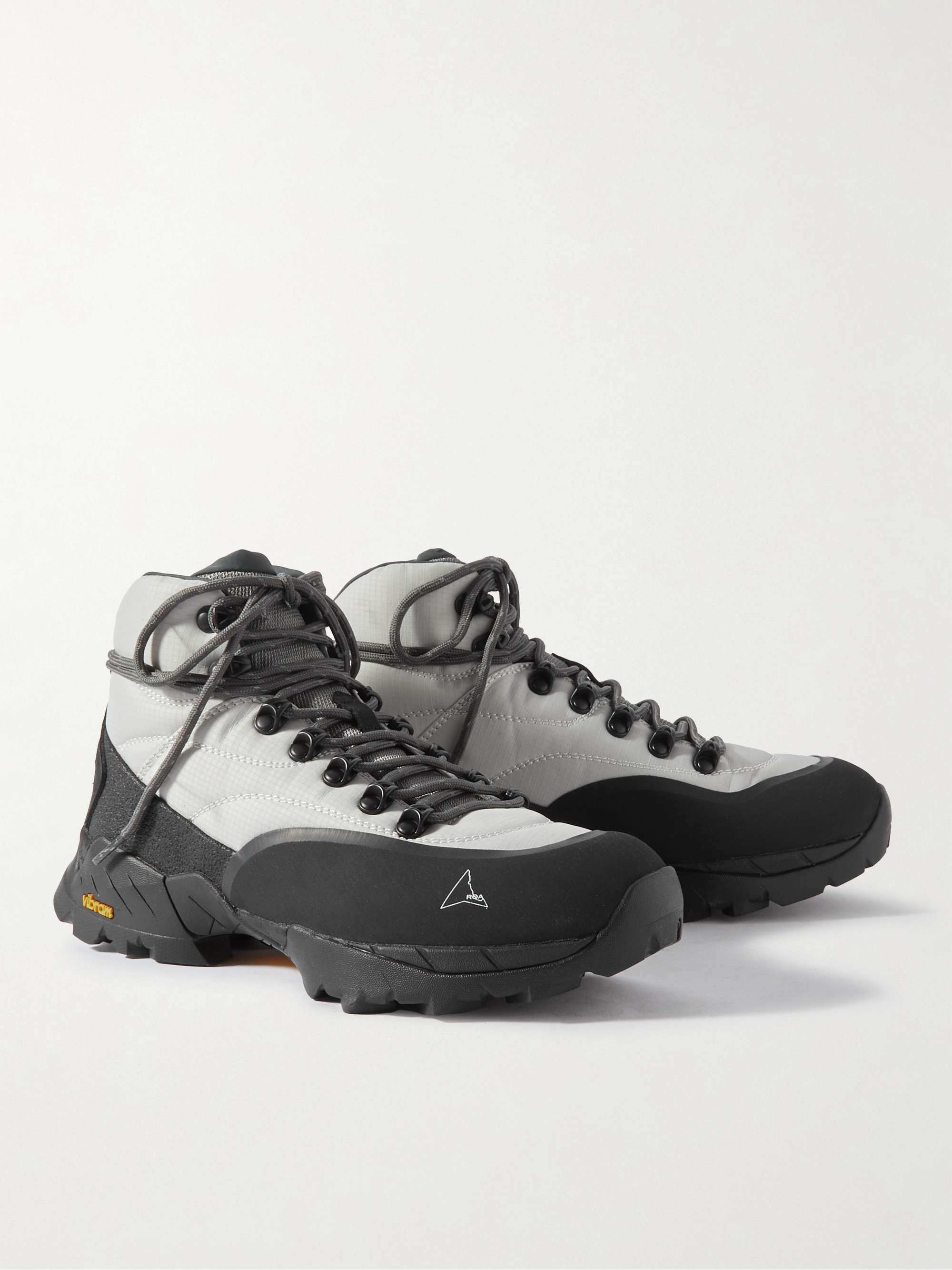ROA Andreas Strap Suede and Rubber-Trimmed Ripstop Boots for ROA Andreas Strap Suede and Rubber-Trimmed Ripstop Boots for