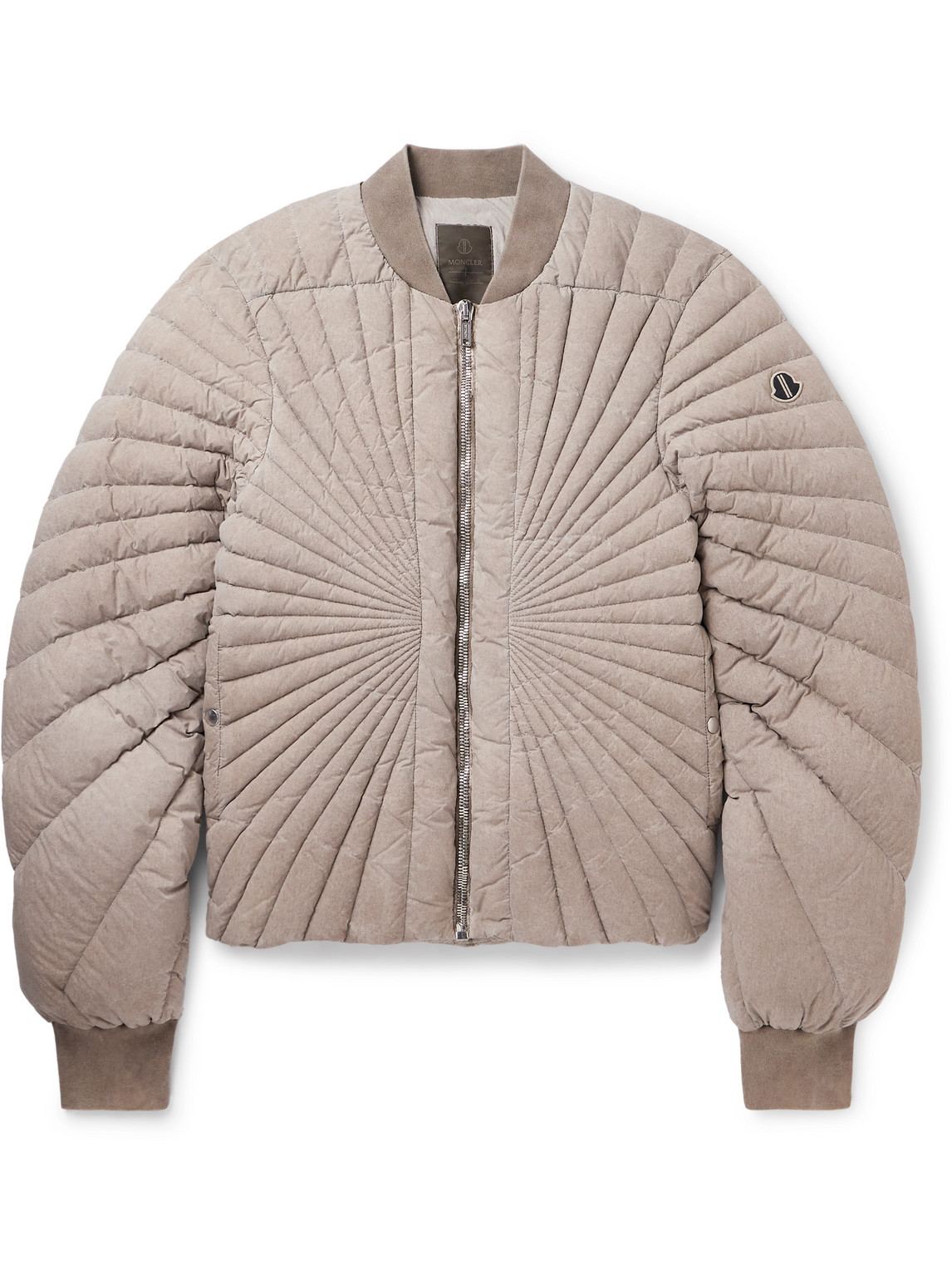 Rick Owens Moncler Radiance Quilted Shell Down Jacket Men Green 4 for Men