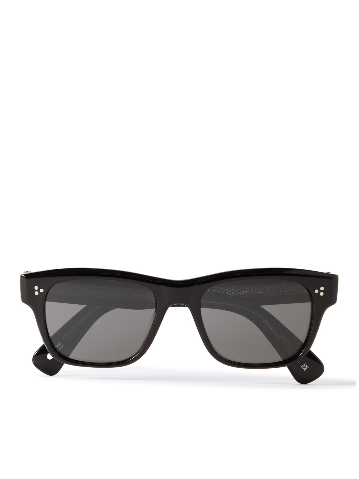 Oliver Peoples Birell Sun D-frame Acetate Sunglasses In Black