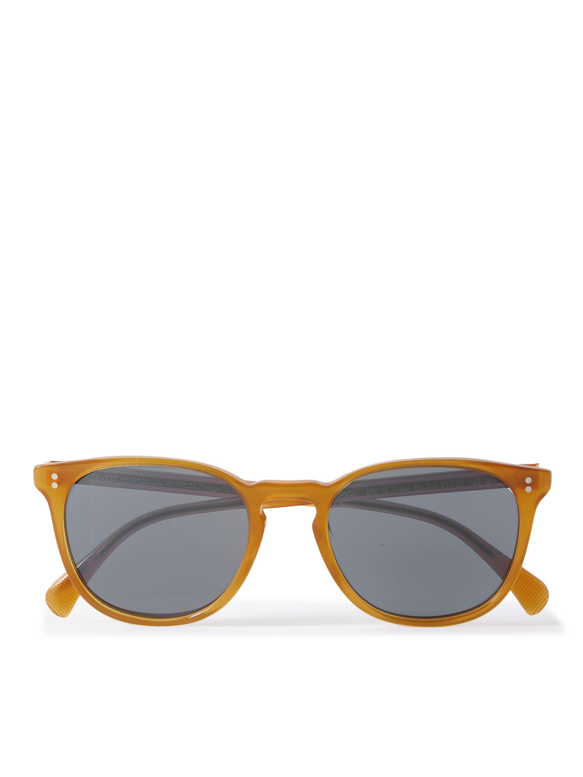 Oliver Peoples Finley Esq. D-frame Acetate Sunglasses In Orange