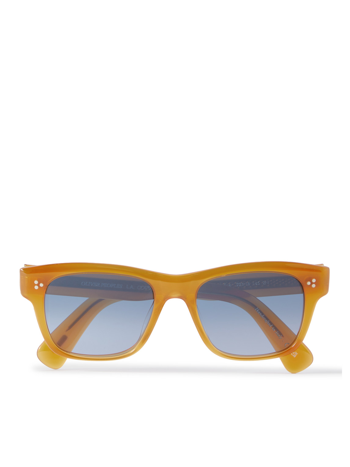 Oliver Peoples Birell Sun D-frame Acetate Sunglasses In Orange