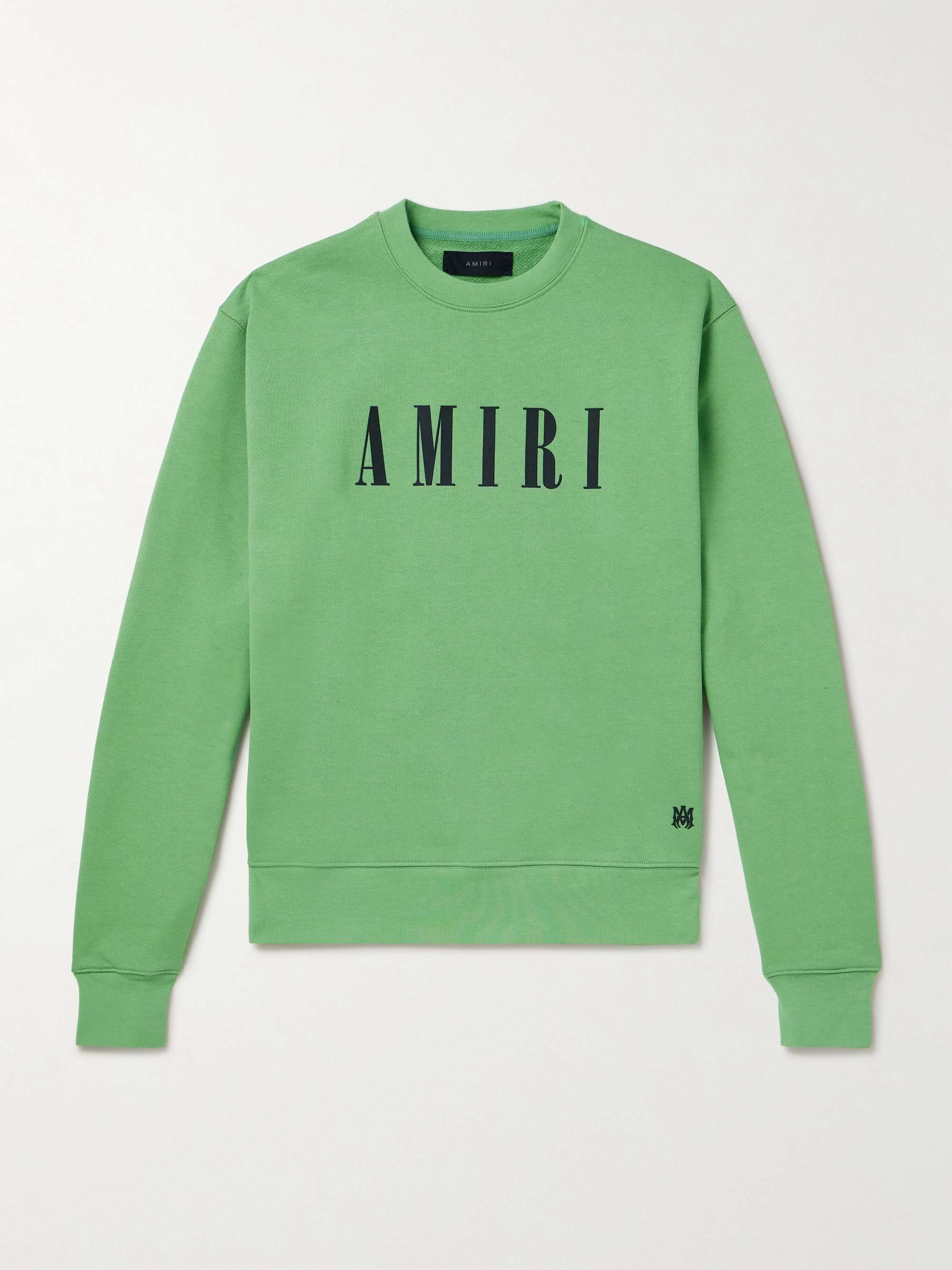 AMIRI Logo-Print Cotton-Jersey Sweatshirt for Men | MR PORTER