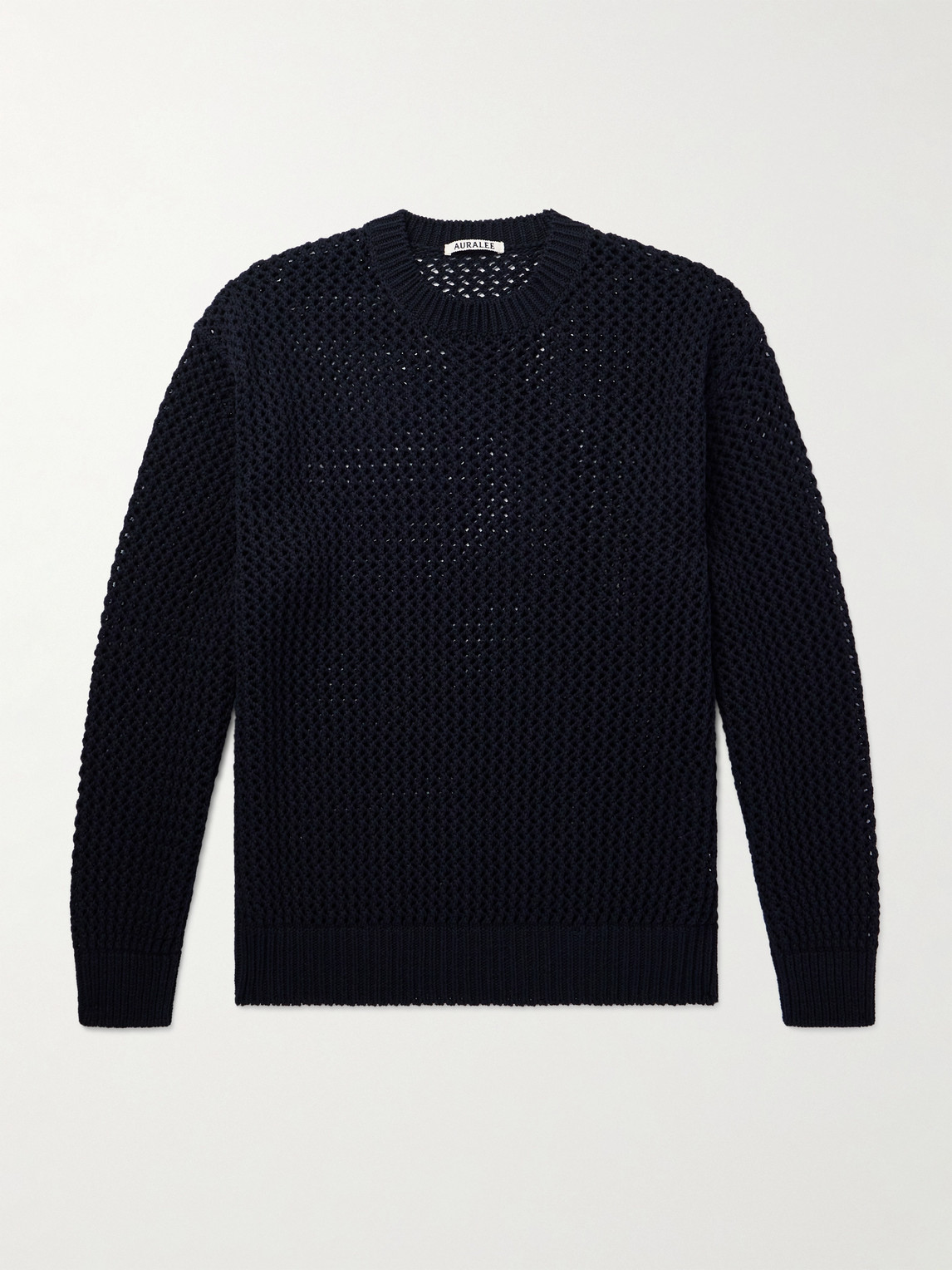Auralee – Open-Knit Cotton Sweater
