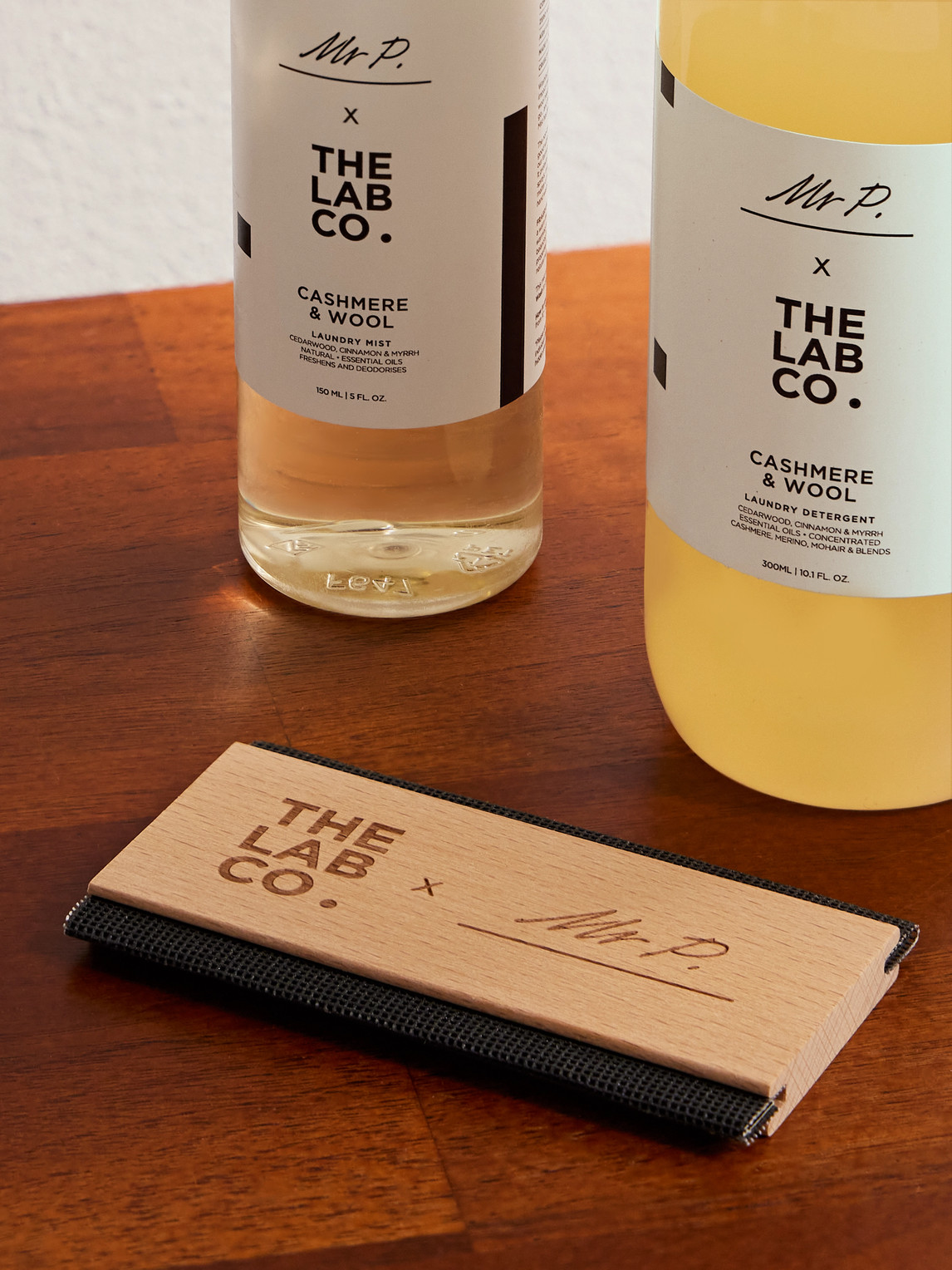 Mr P The Lab Co. Cashmere & Wool Care Kit In Colorless