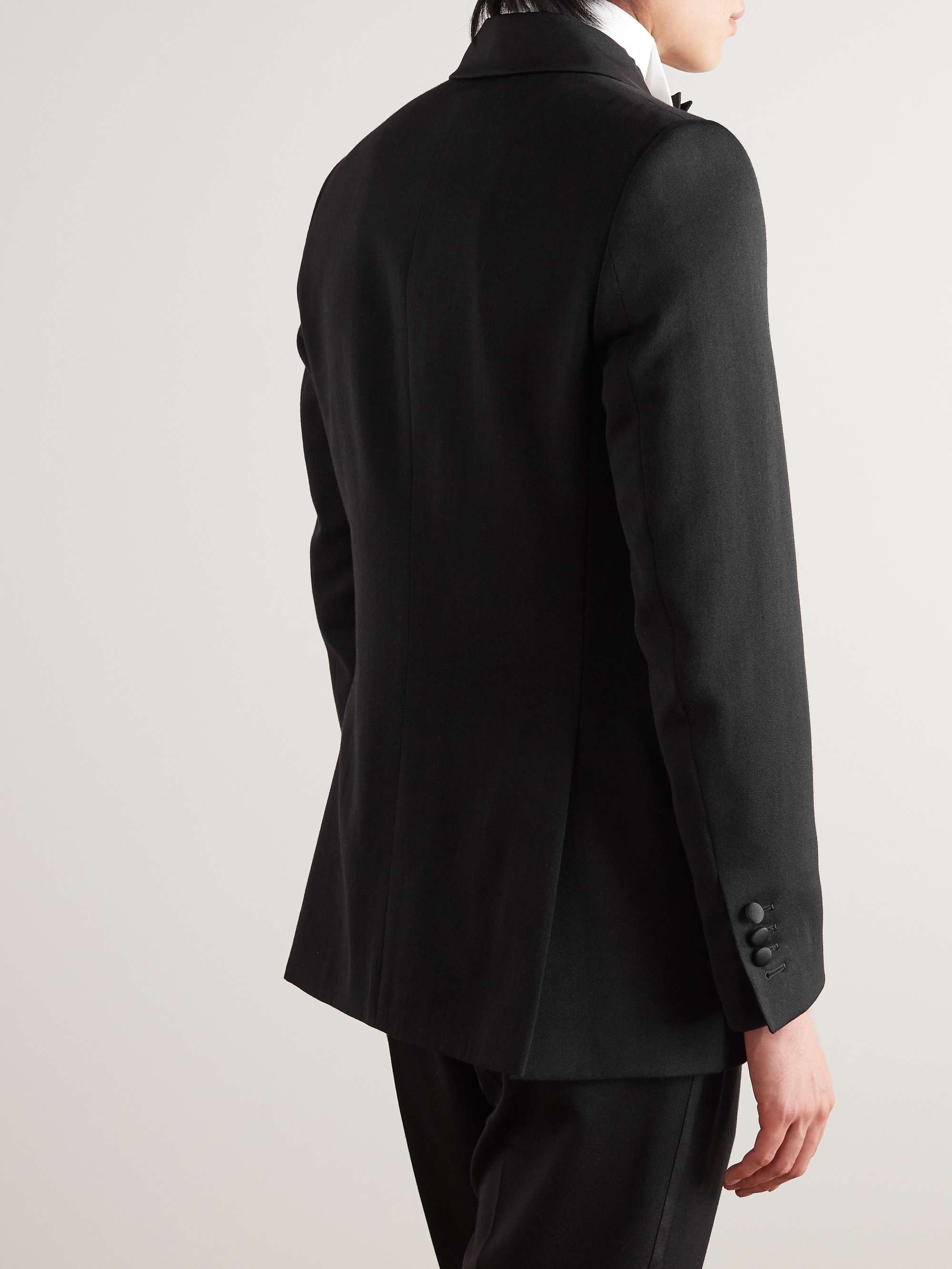 FAVOURBROOK Hampton Shawl-Collar Grosgrain-Trimmed Wool Tuxedo Jacket ...