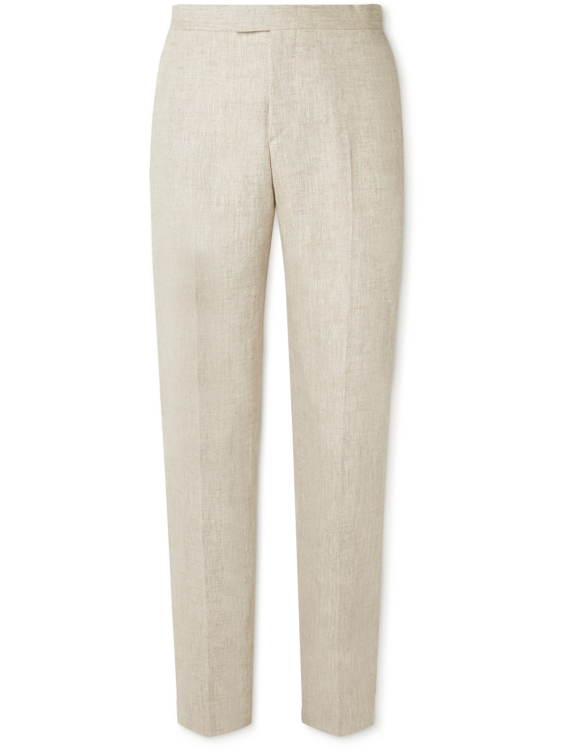 Allercombe Slim-Fit Straight-Leg Linen Suit Trousers