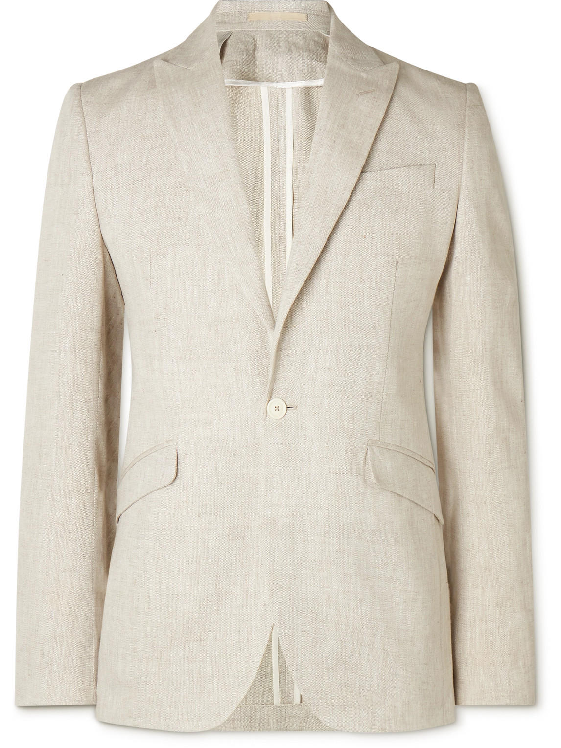 Favourbrook Ebury Linen Suit Jacket In Neutrals