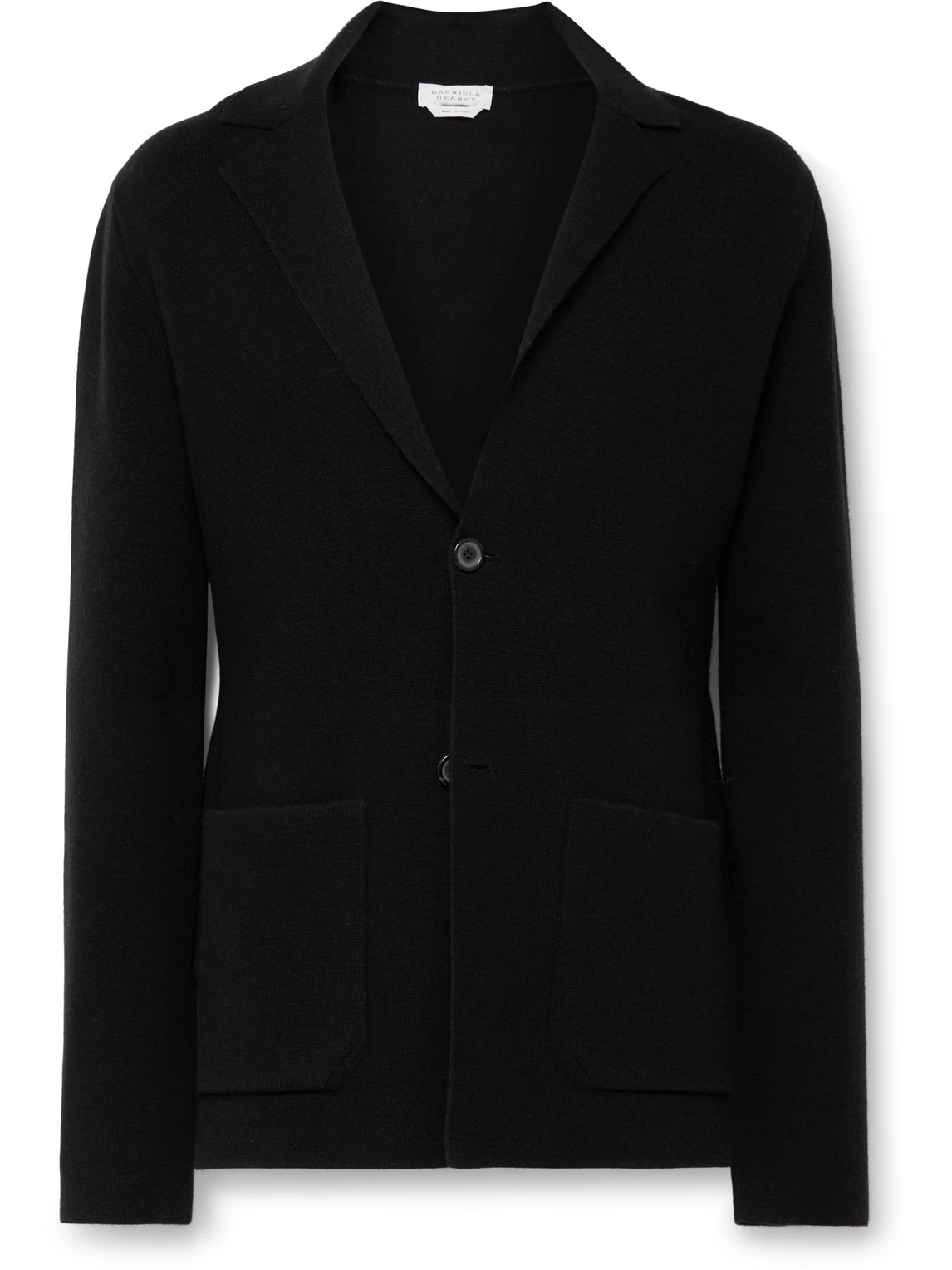Gabriela Hearst Culkin Slim-fit Unstructrued Wool Blazer In Black