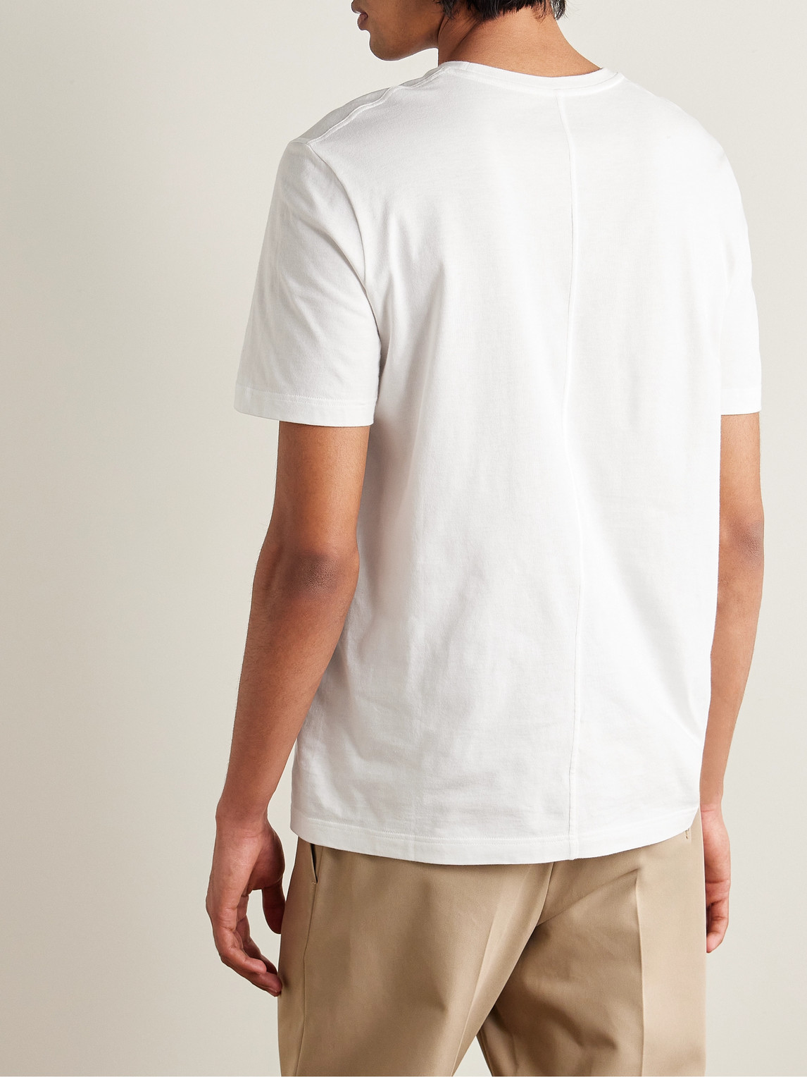 Shop The Row Luke Cotton-jersey T-shirt In White