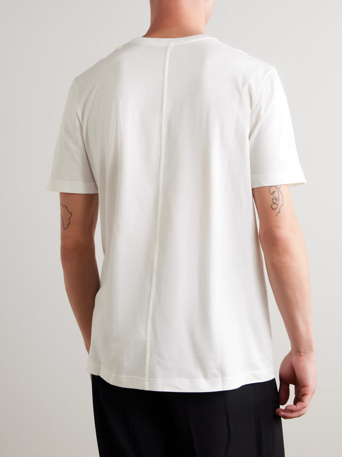 Shop The Row Luke Cotton-jersey T-shirt In White