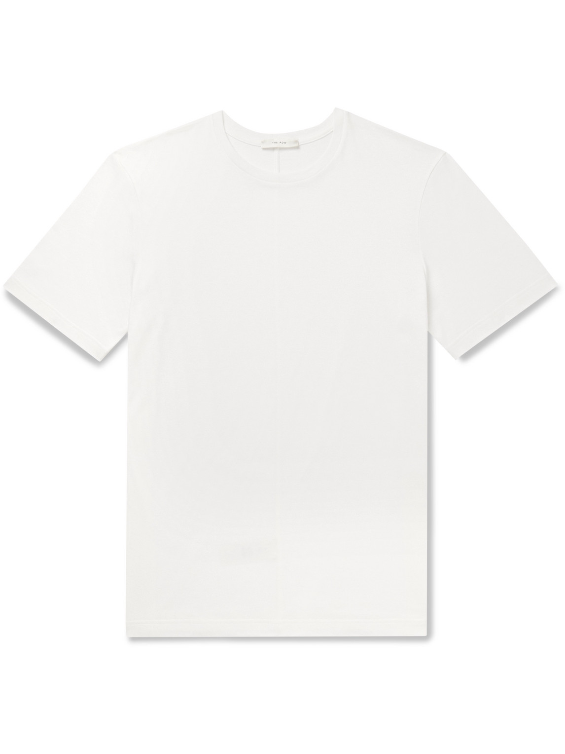 The Row Luke Cotton-jersey T-shirt In White