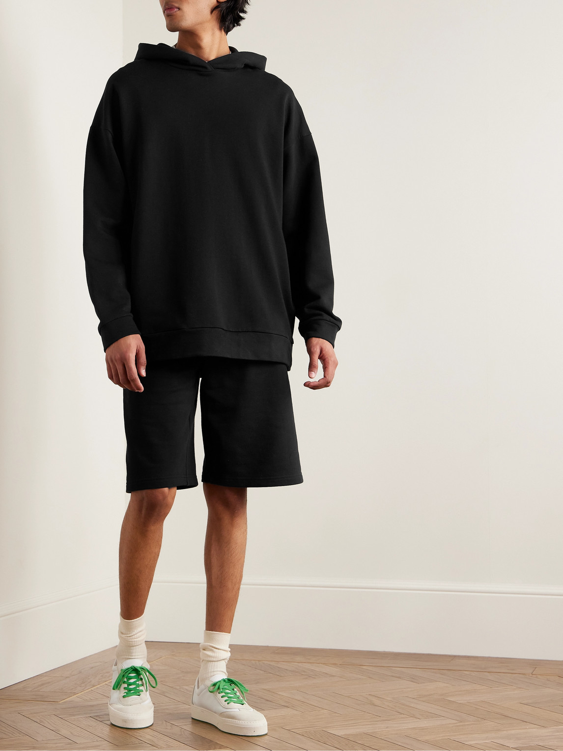 Shop The Row Essoni Cotton-jersey Hoodie In Black