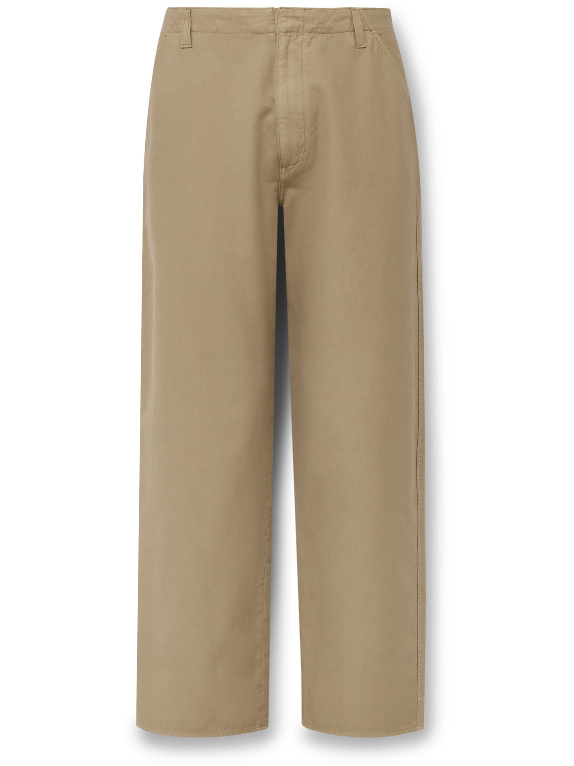 THE ROW MARLON STRAIGHT-LEG COTTON TROUSERS