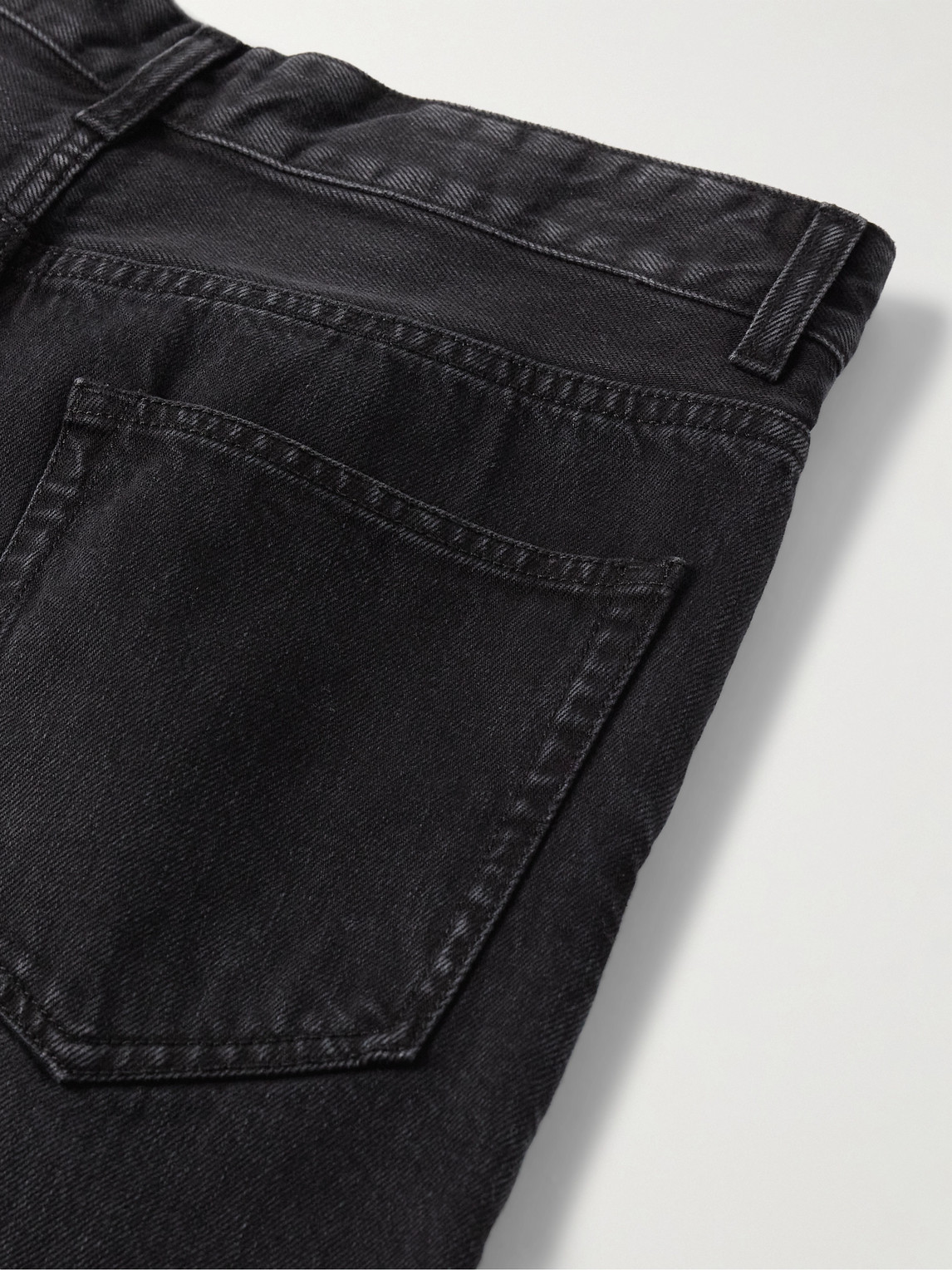 Shop The Row Carlisle Straight-leg Jeans In Black