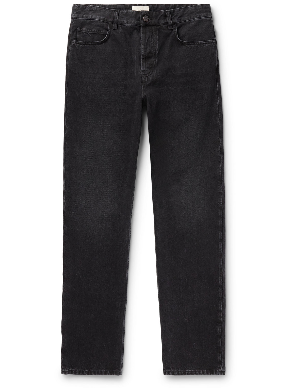 The Row Carlisle Straight Jeans In Black